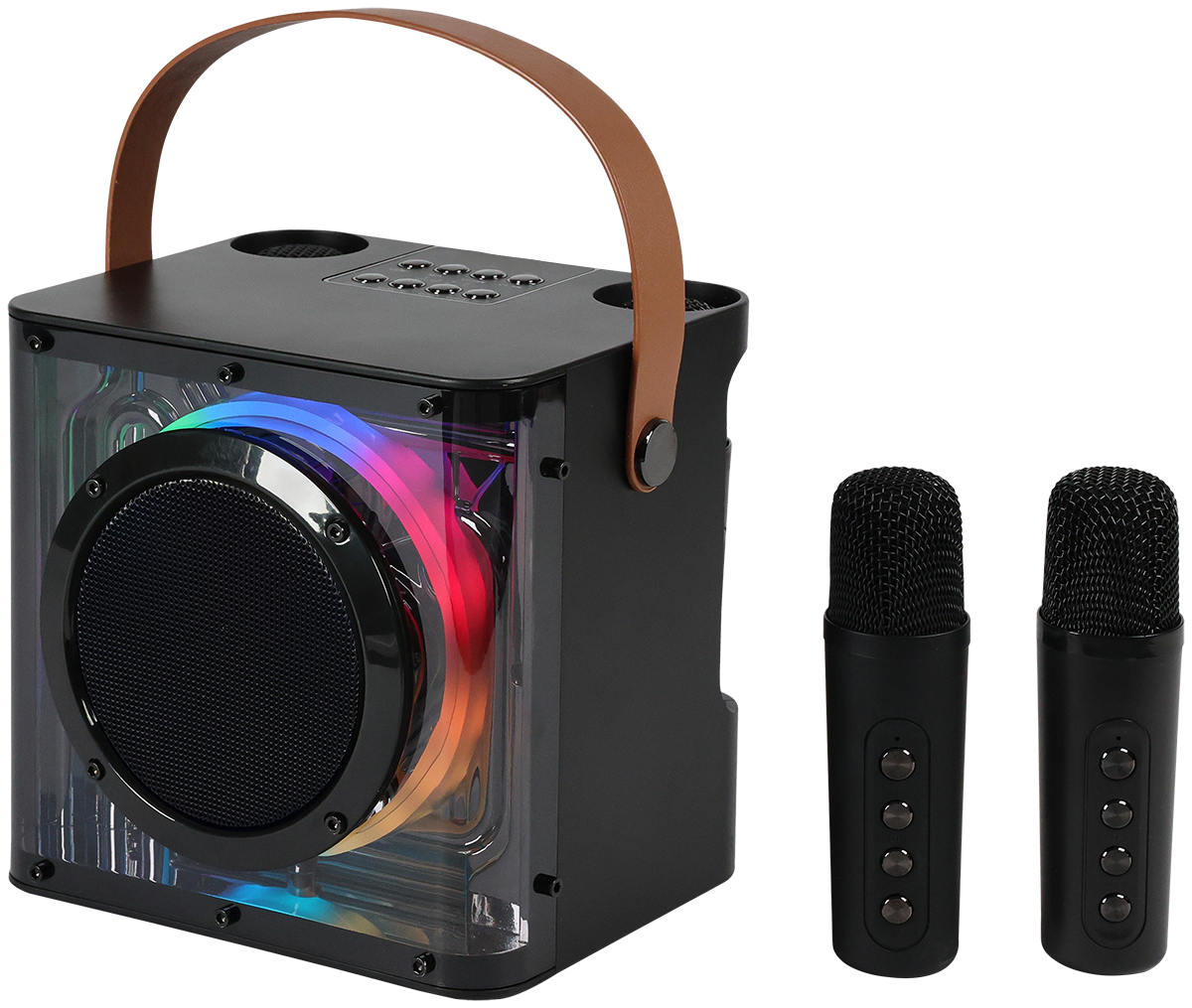 15W Karaoke Wireless Speaker with 2 Mics 57