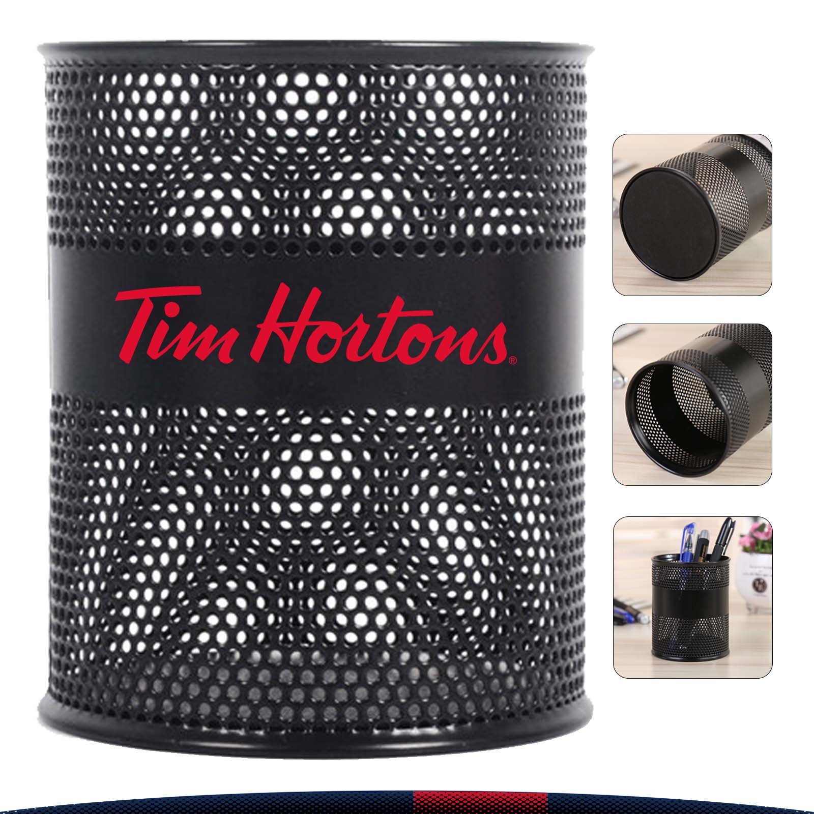 Metal Mesh Pen Holder 1
