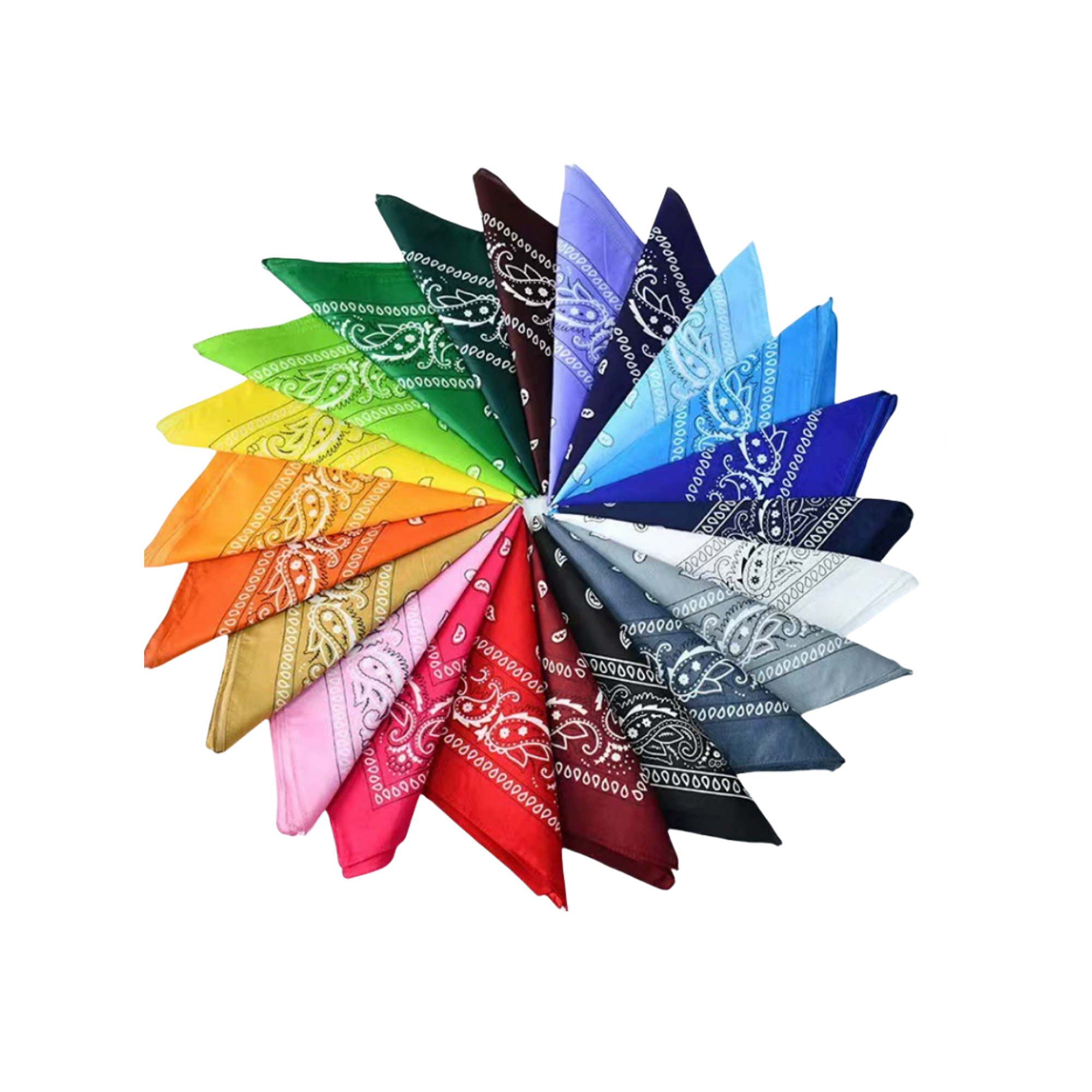 Classical Polyester Square Bandana 2