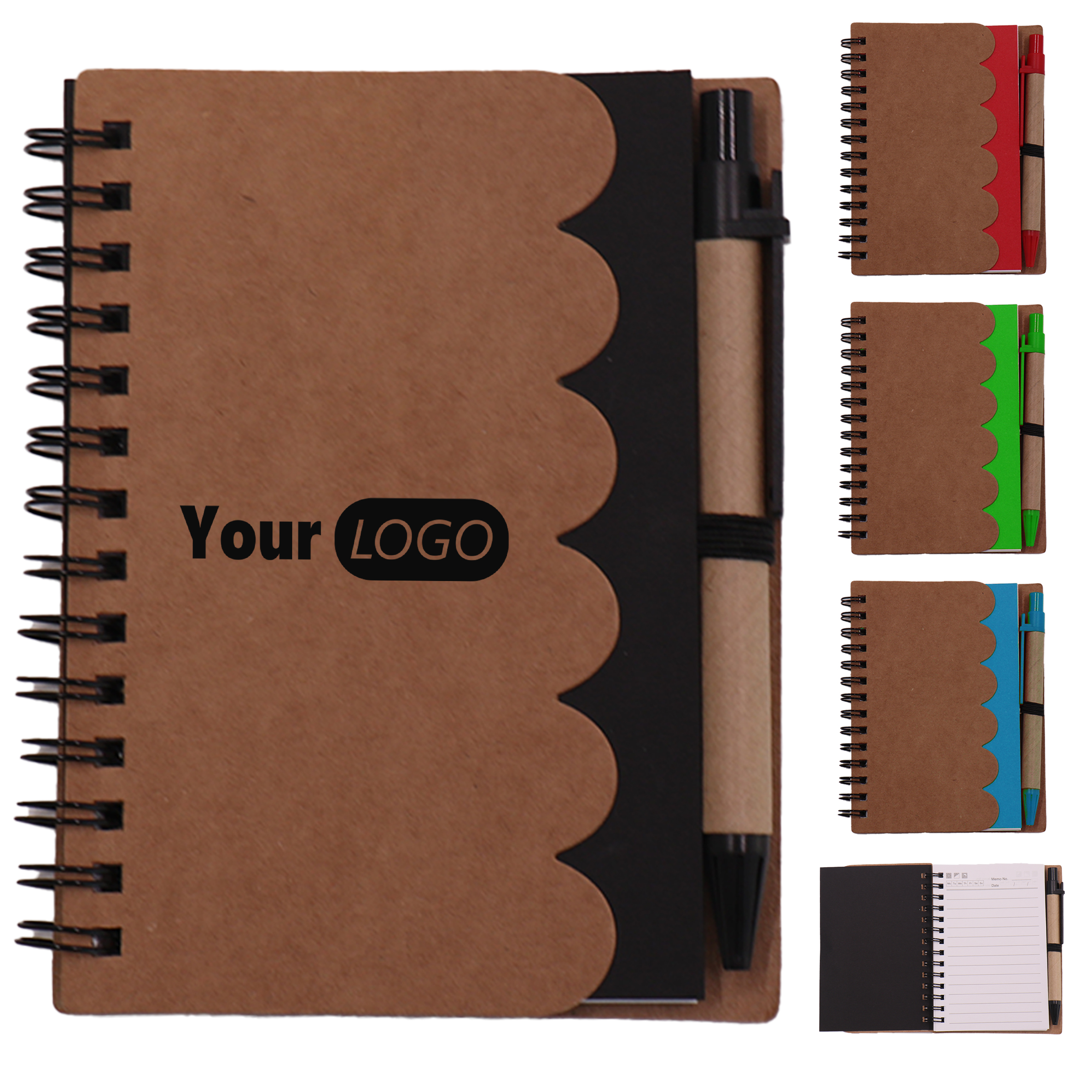 Paper Office Notebook With Pen 8