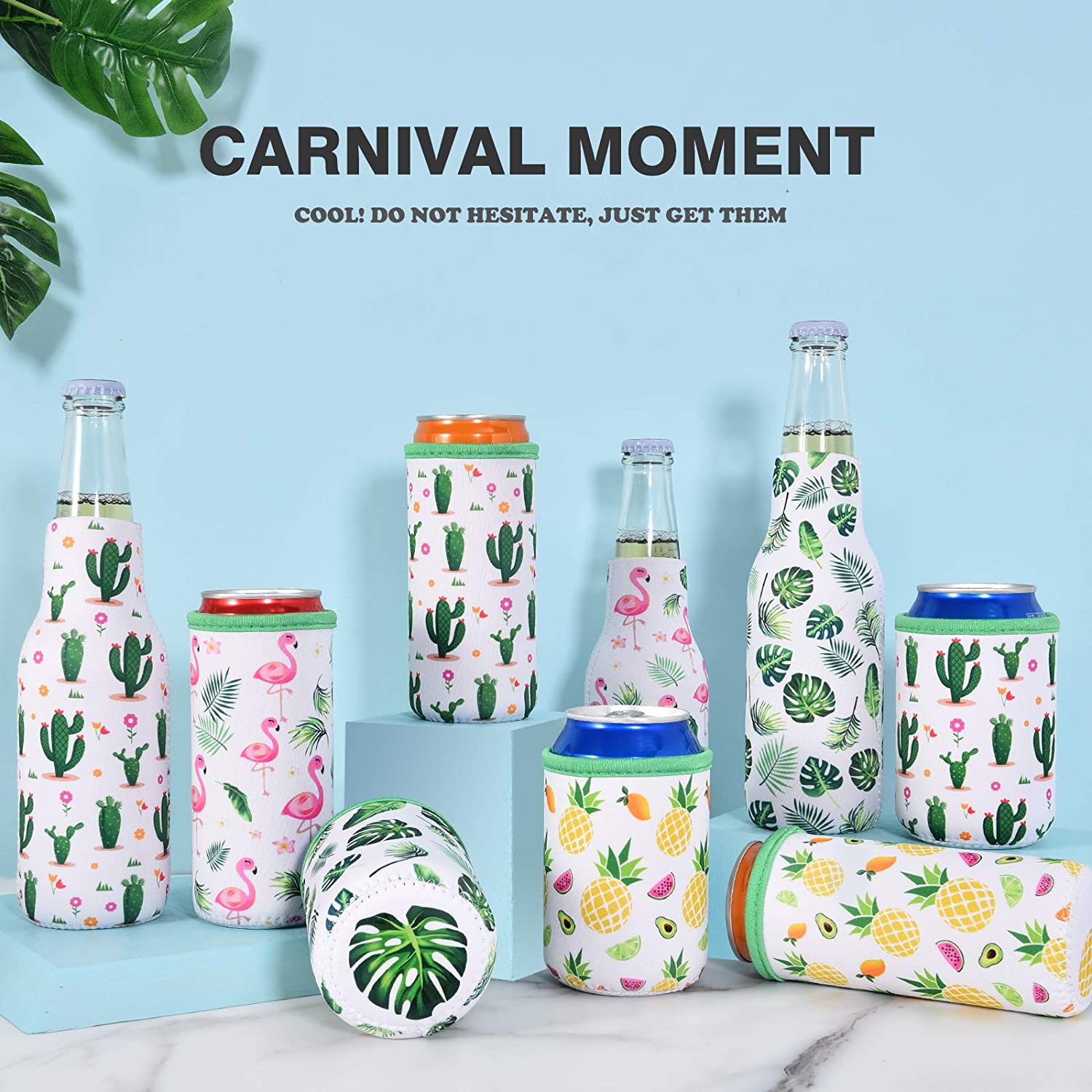 12oz Full Color Sublimation Can Cooler Sleeves w/1 Seam 4