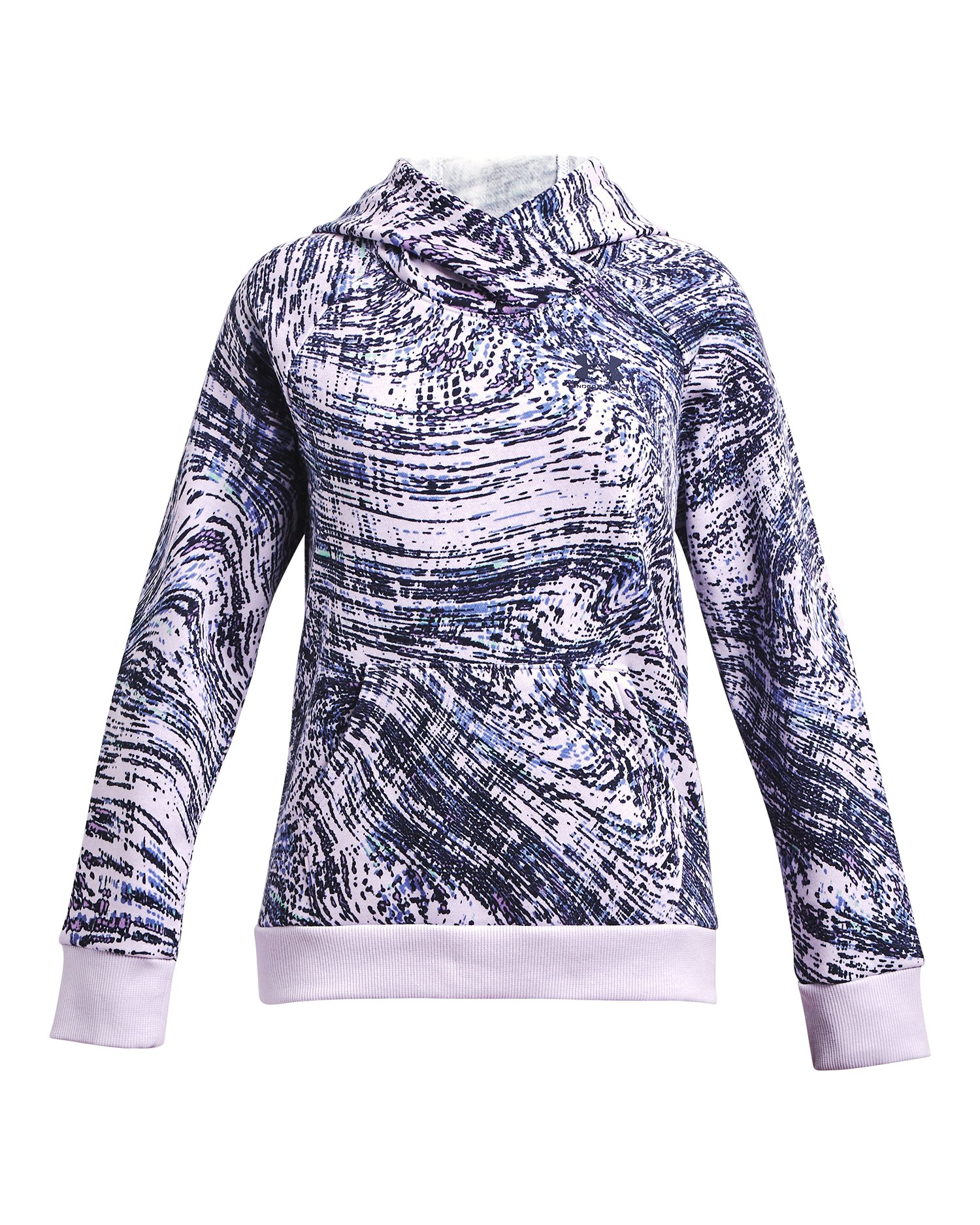 Girls' UA Rival Fleece Printed Hoodie, custom youth shirt with logo imprint 6