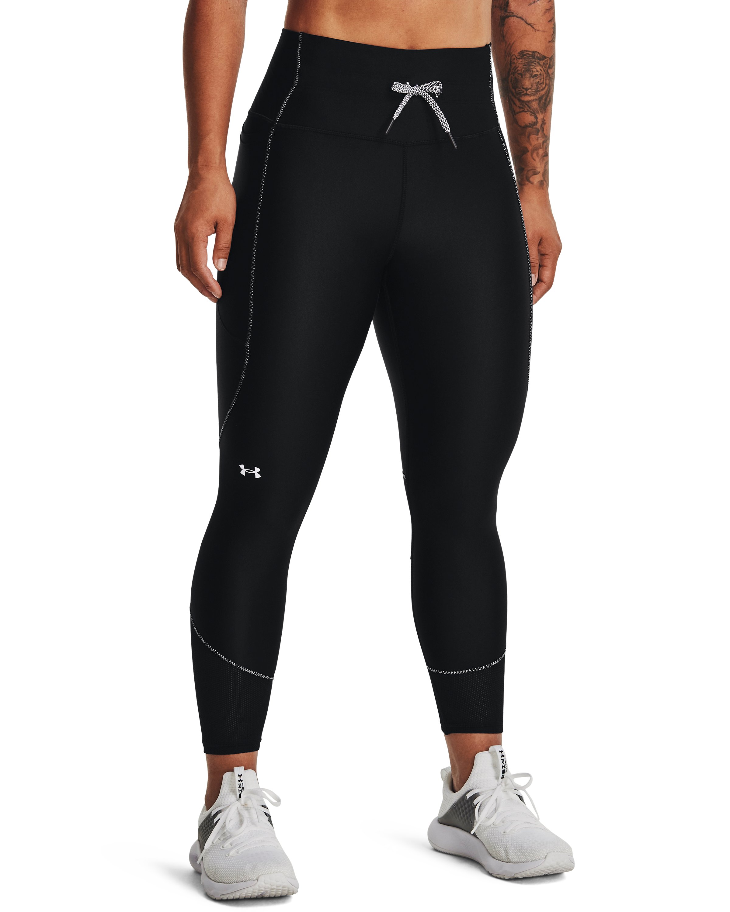 HeatGear No-Slip Waistband Women's Ankle Leggings 1