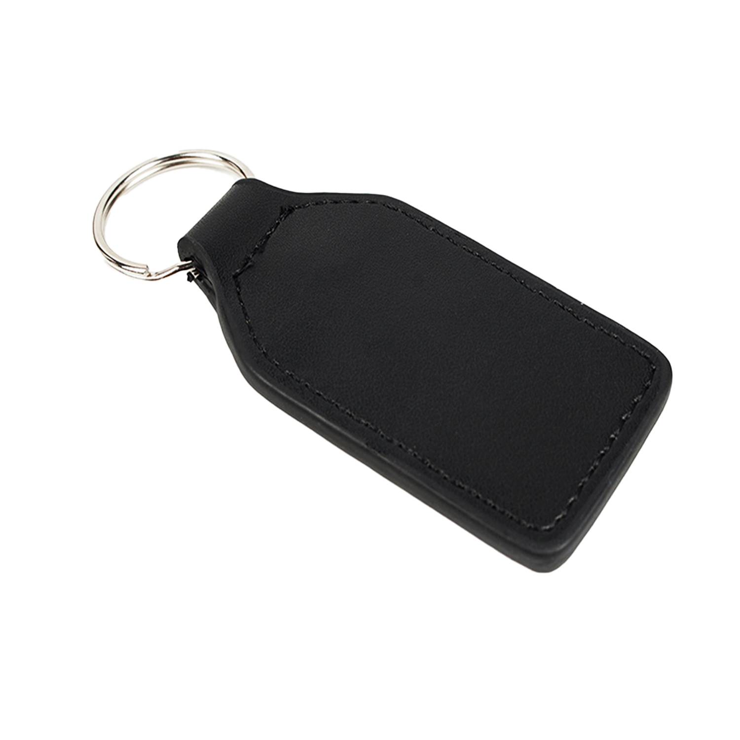 PU Leather Key Chain with Metal Plate 7