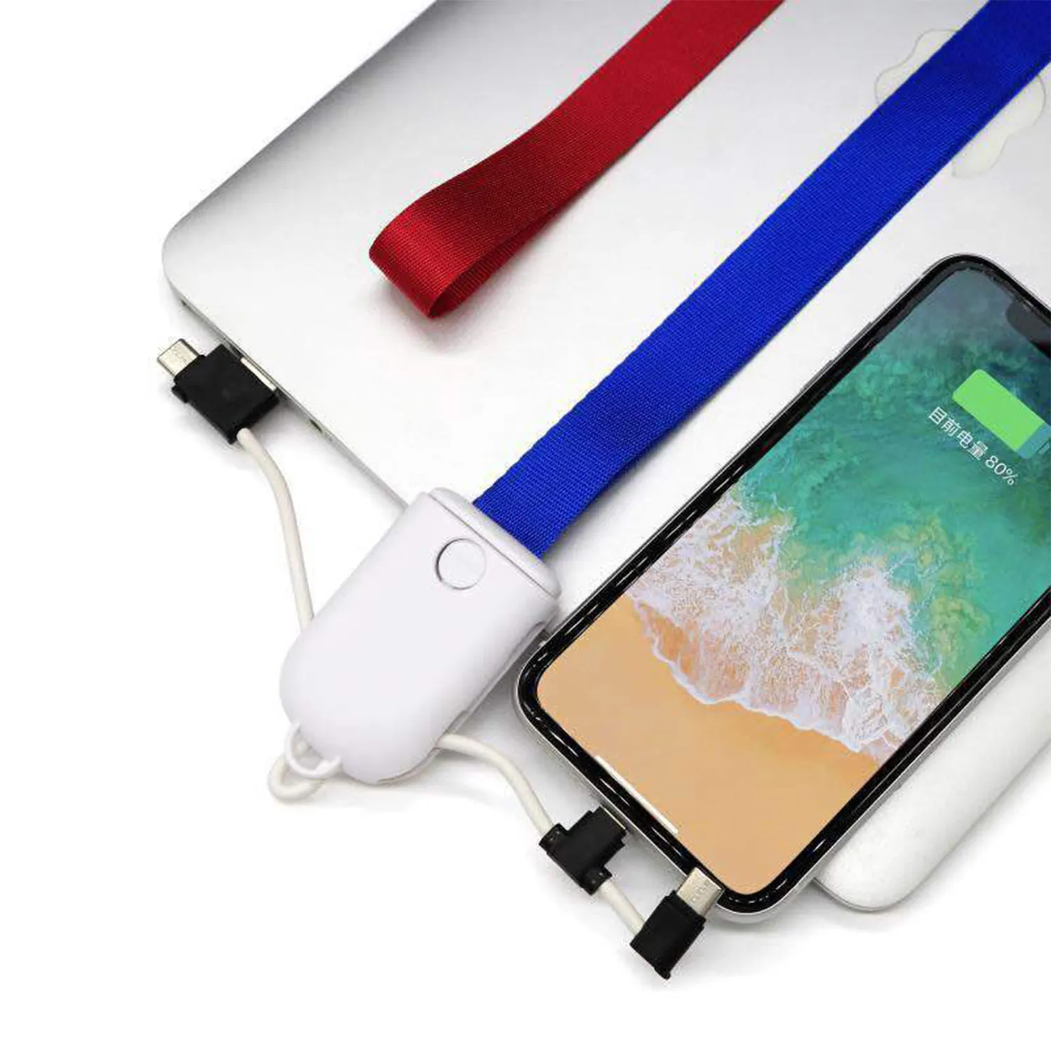 3-in-1 USB Charging Cable Lanyard 2