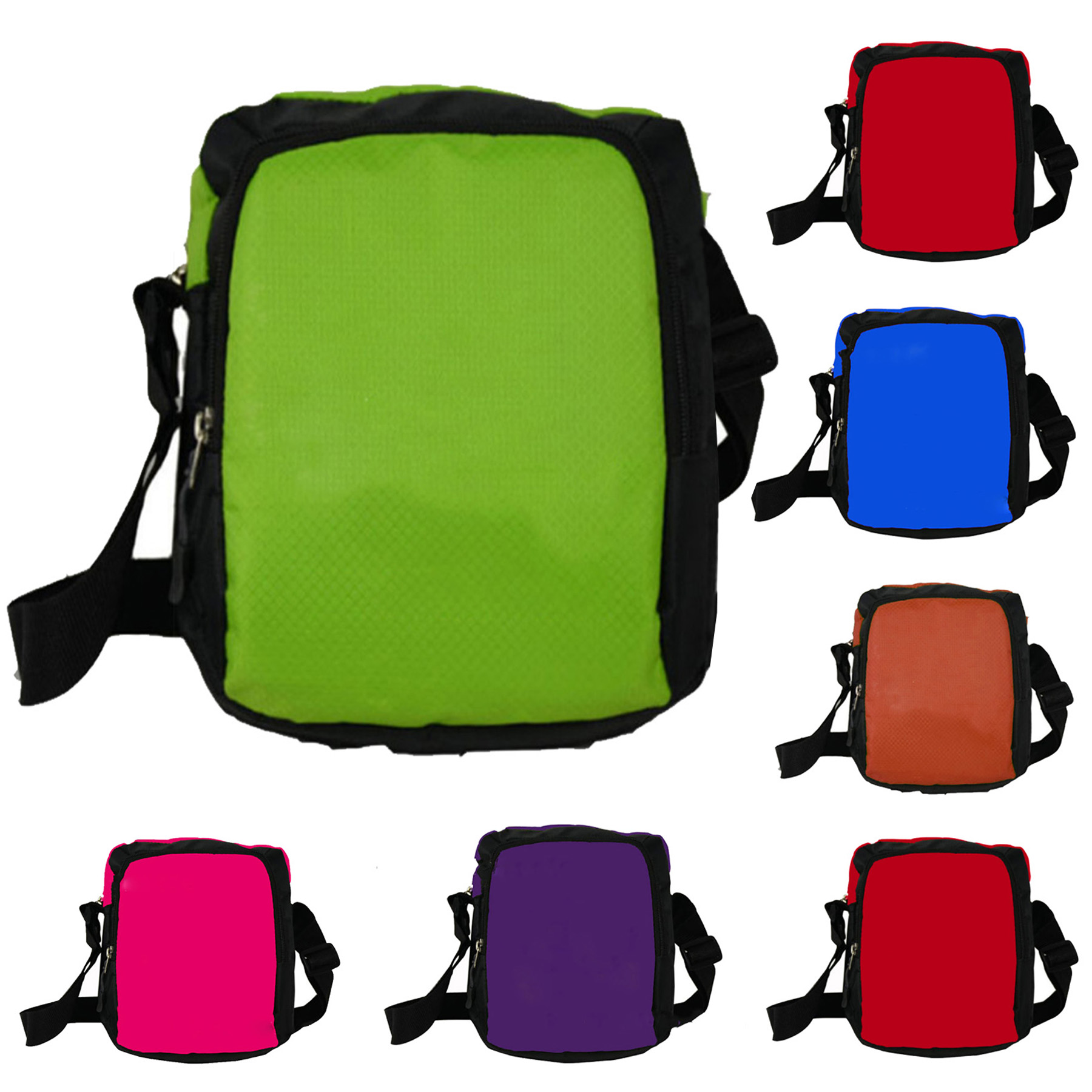 Vertical Mesh Shoulder Crossbody Bag 2