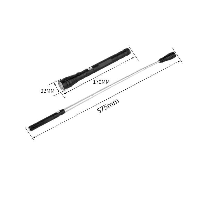 Portable LED Telescopic Flexible Extensible Flashlights 3