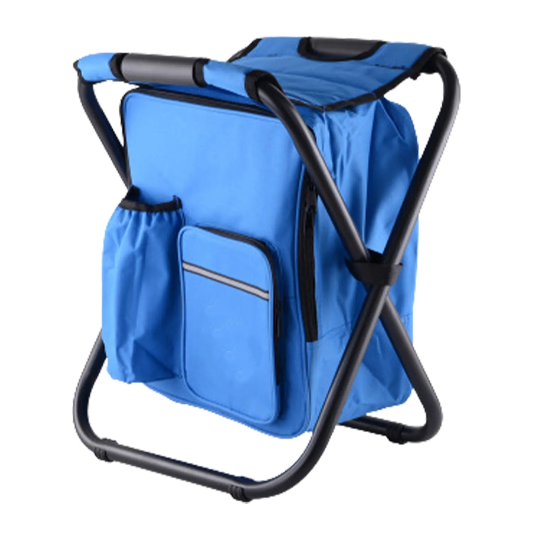 Folding Camping Stool With Cooler Bag 2