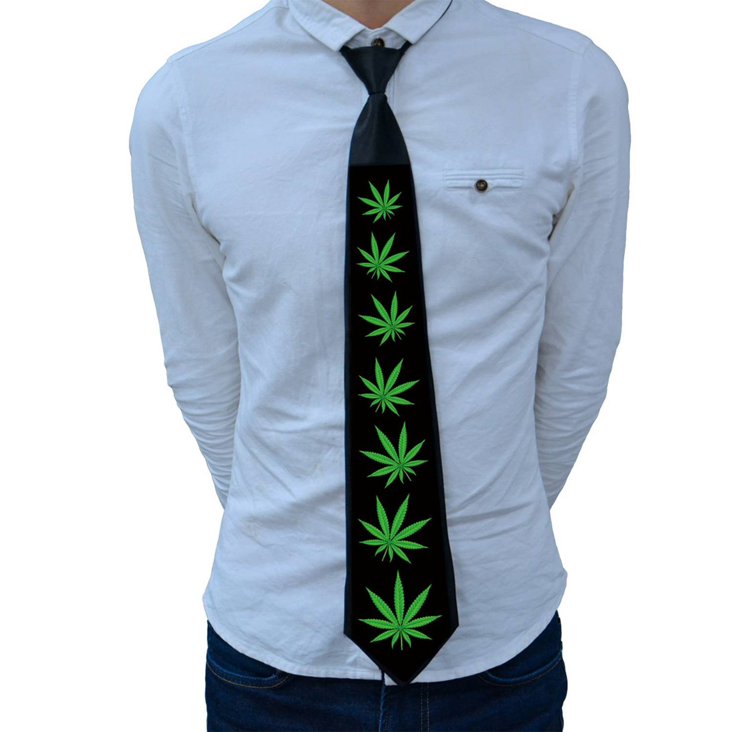 Nylon Adjustable LED Light Up Tie 10