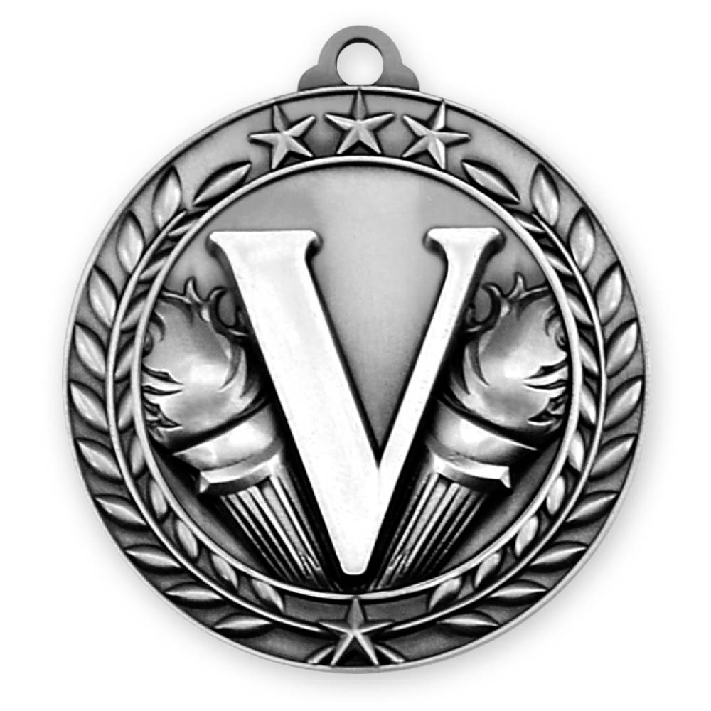 Victory Wreath Award Medallion (1-3/4") 2