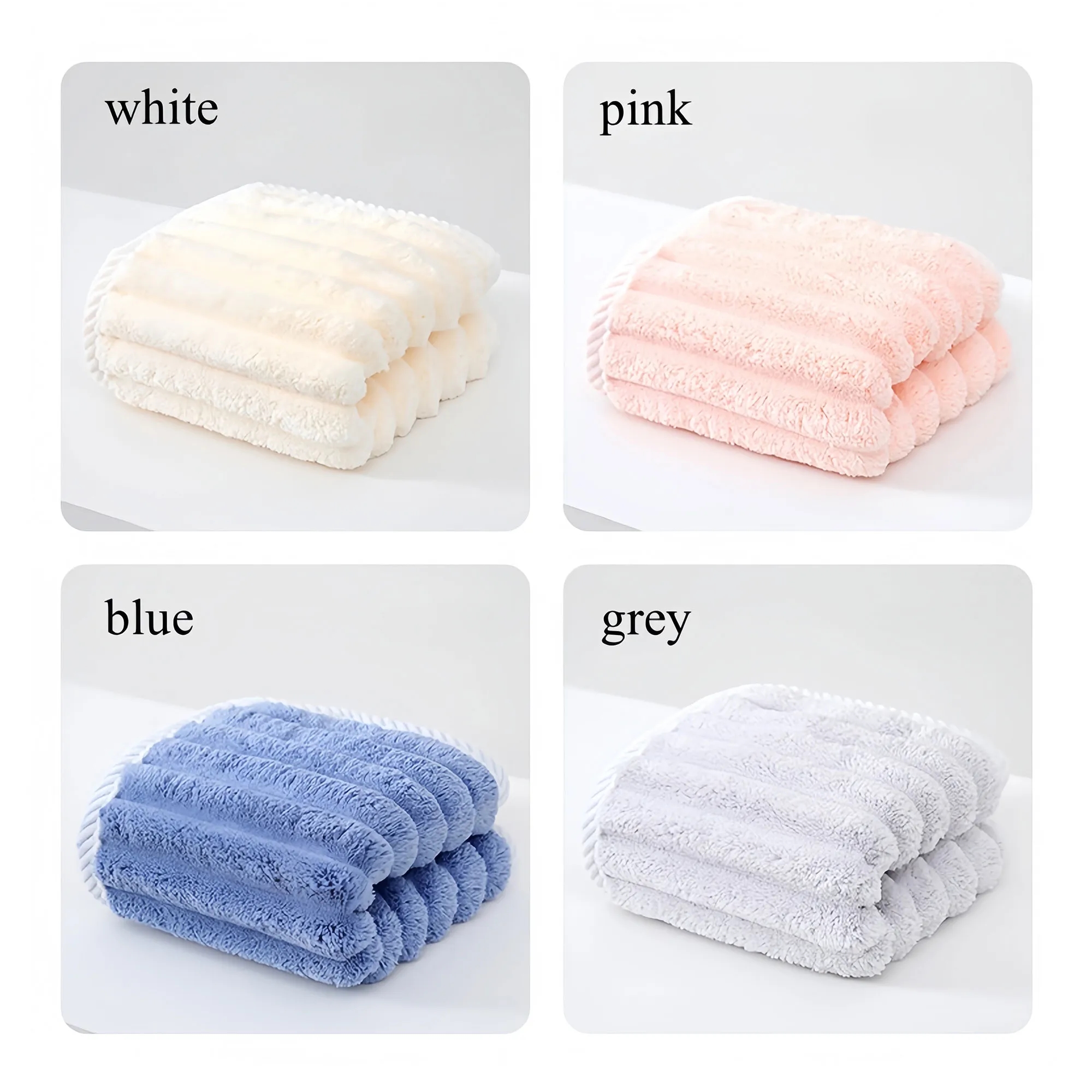 Premium Coral Velvet Towel Extra Large Ultra Absorbent 5