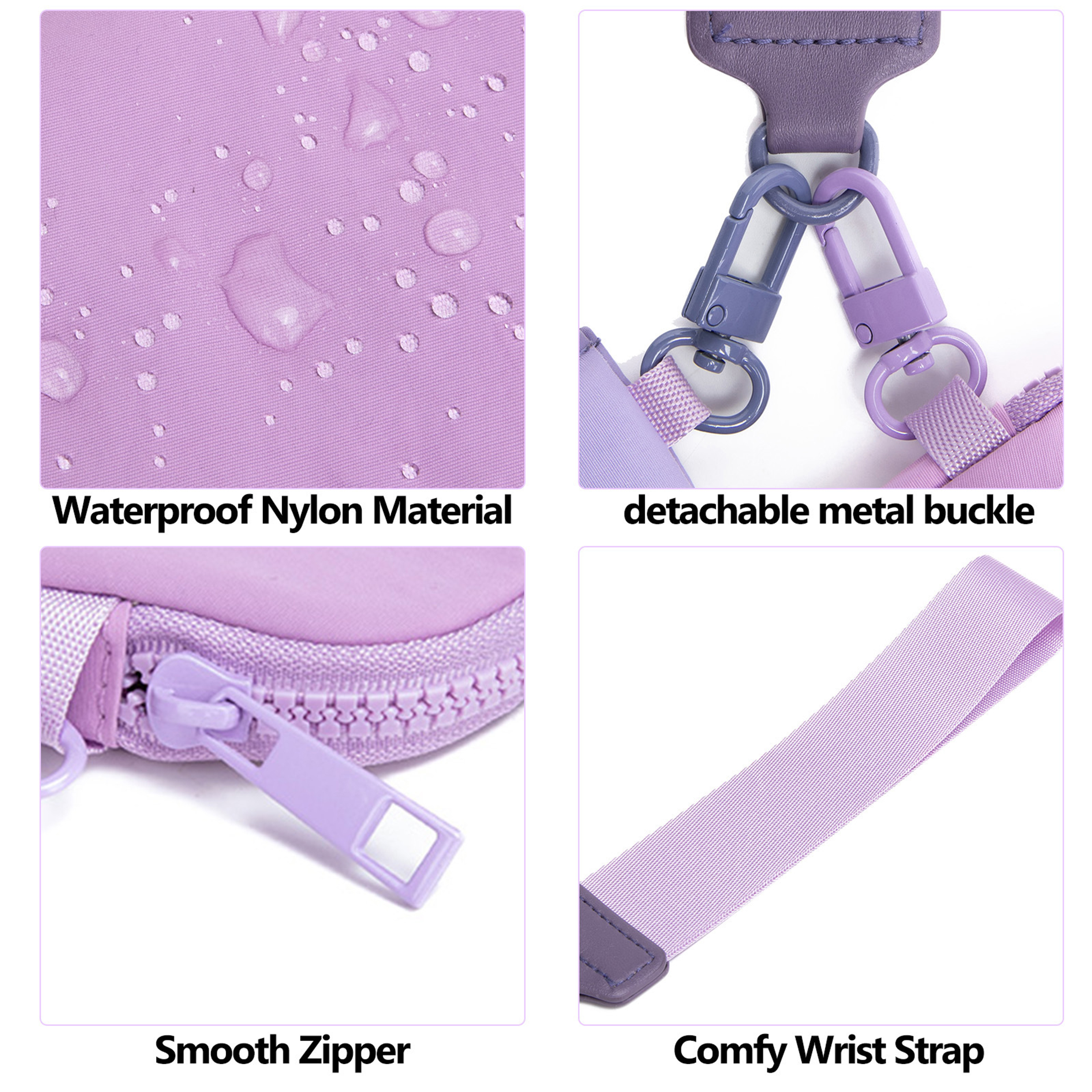 Nylon Mini Nylon Wrist Bag ?C Perfect For Essentials On The Go 3