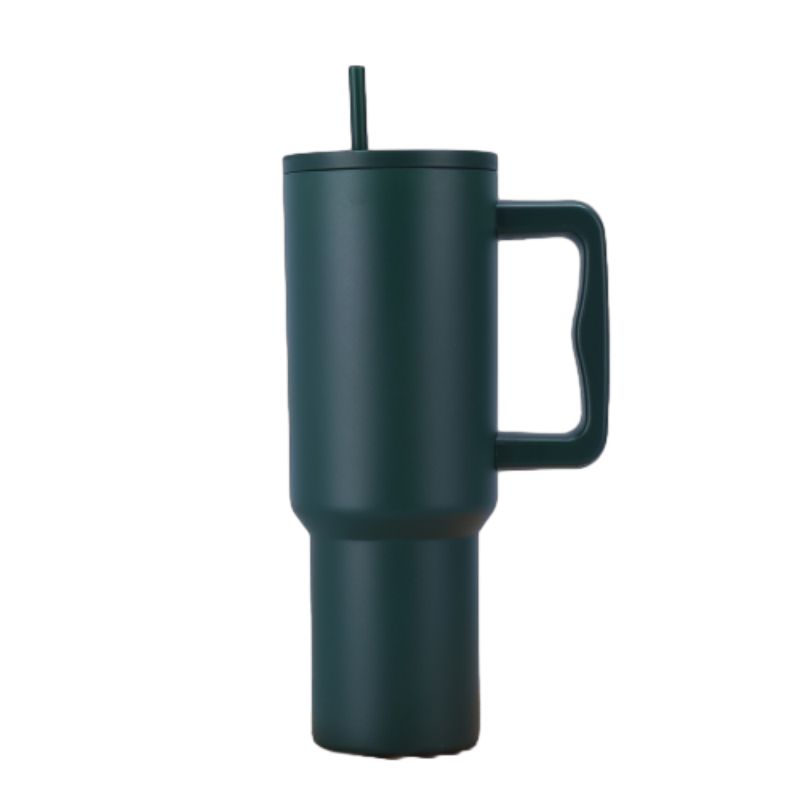 30 oz Stainless Steel Tumbler W/ Straw & Lid 3
