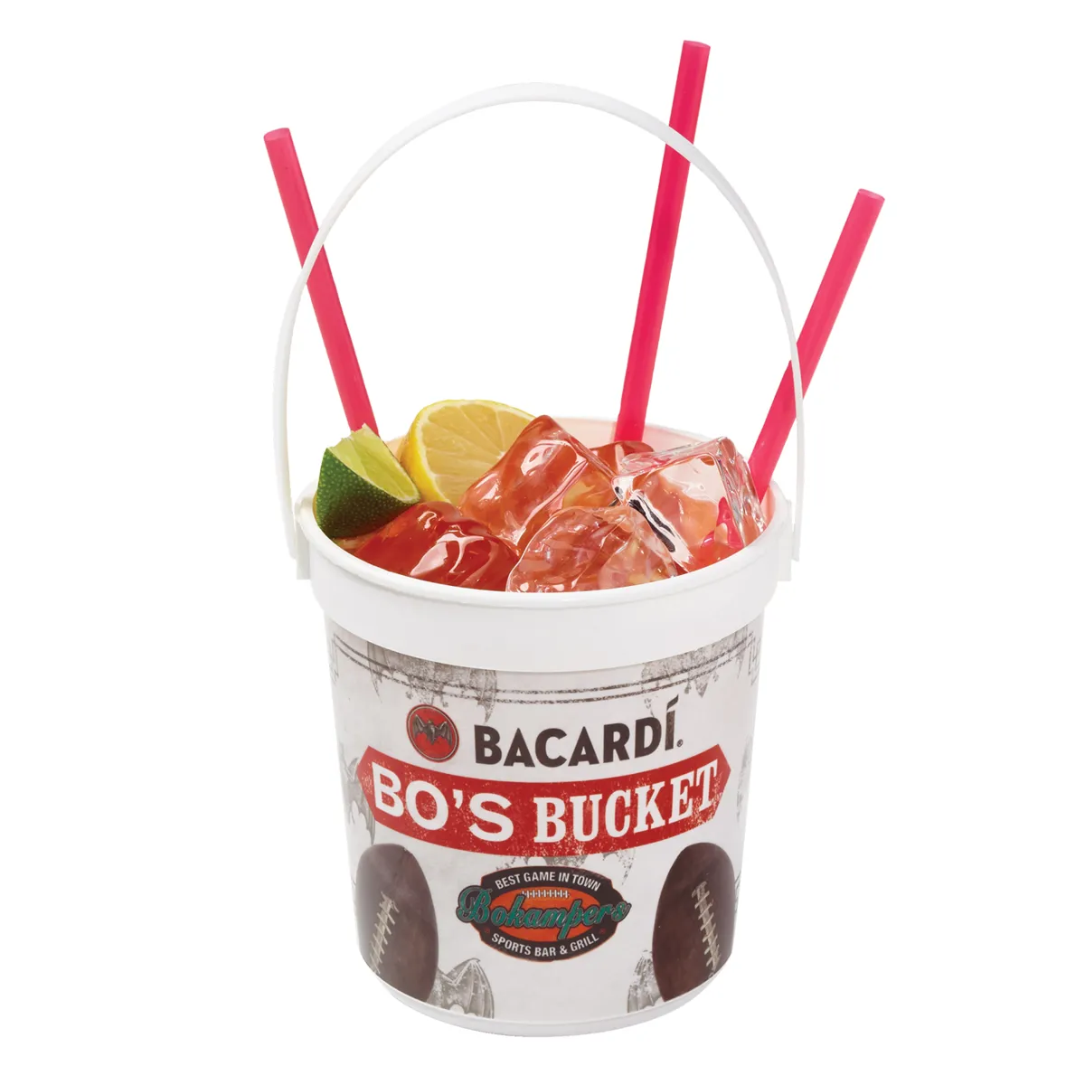 Full Color Wrapped Plastic Drinking Pail 2