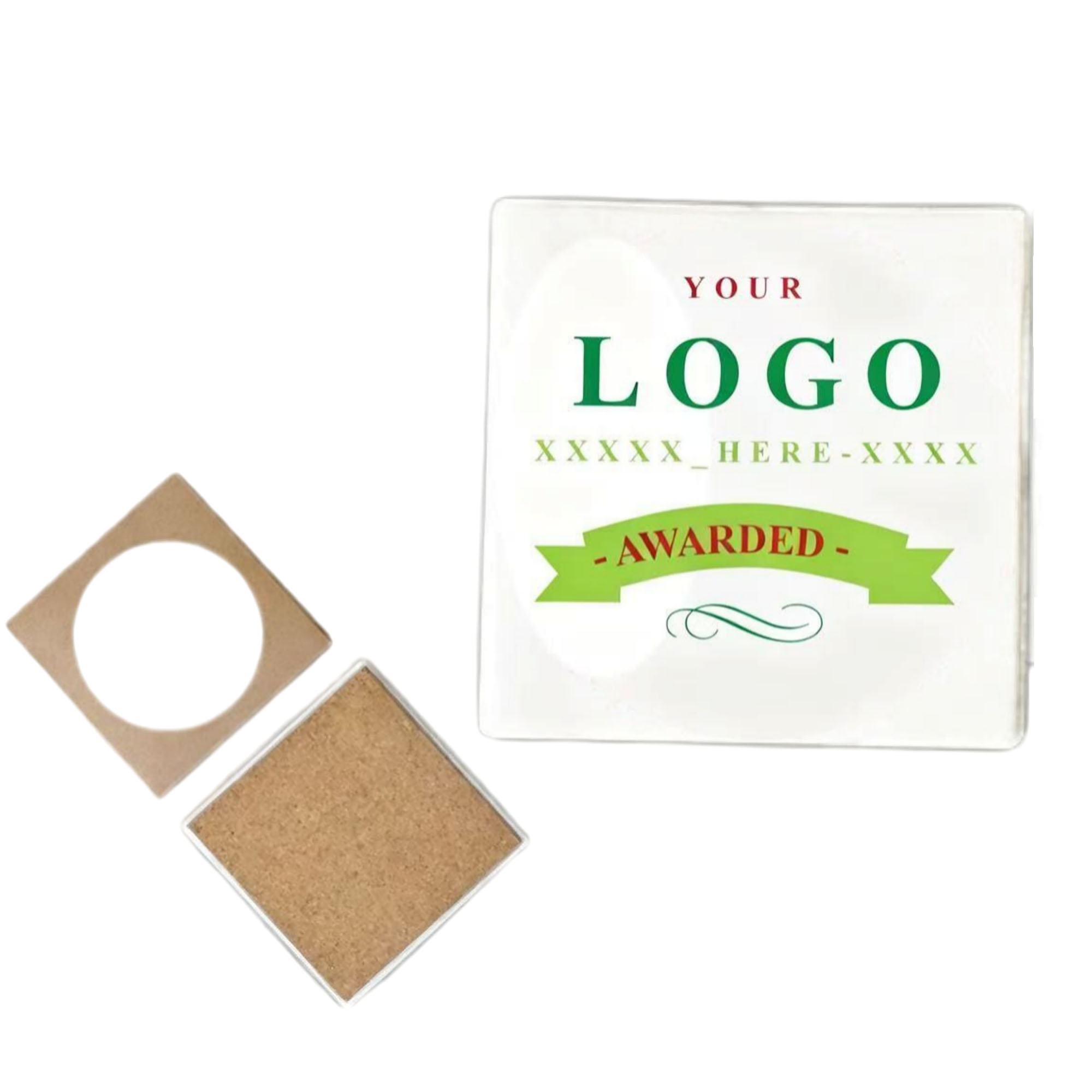 Square Absorbent Stone Coasters 2