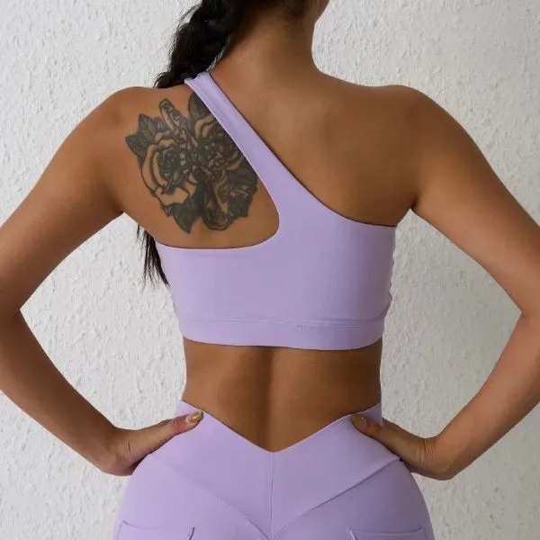 Yoga Sports Bra One Strap 7