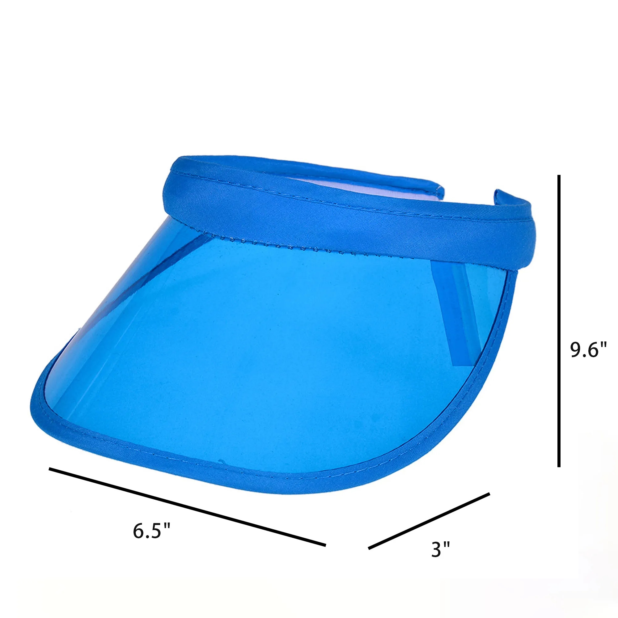 Plastic transparent sun visor 8