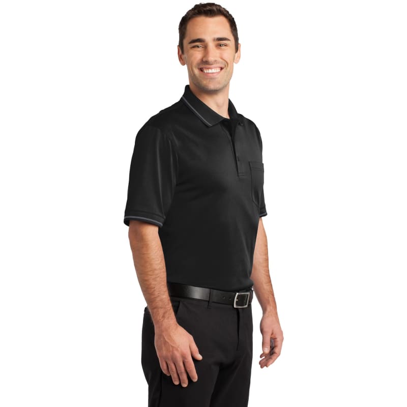 CornerStone Select Snag-Proof Tipped Pocket Polo. 6