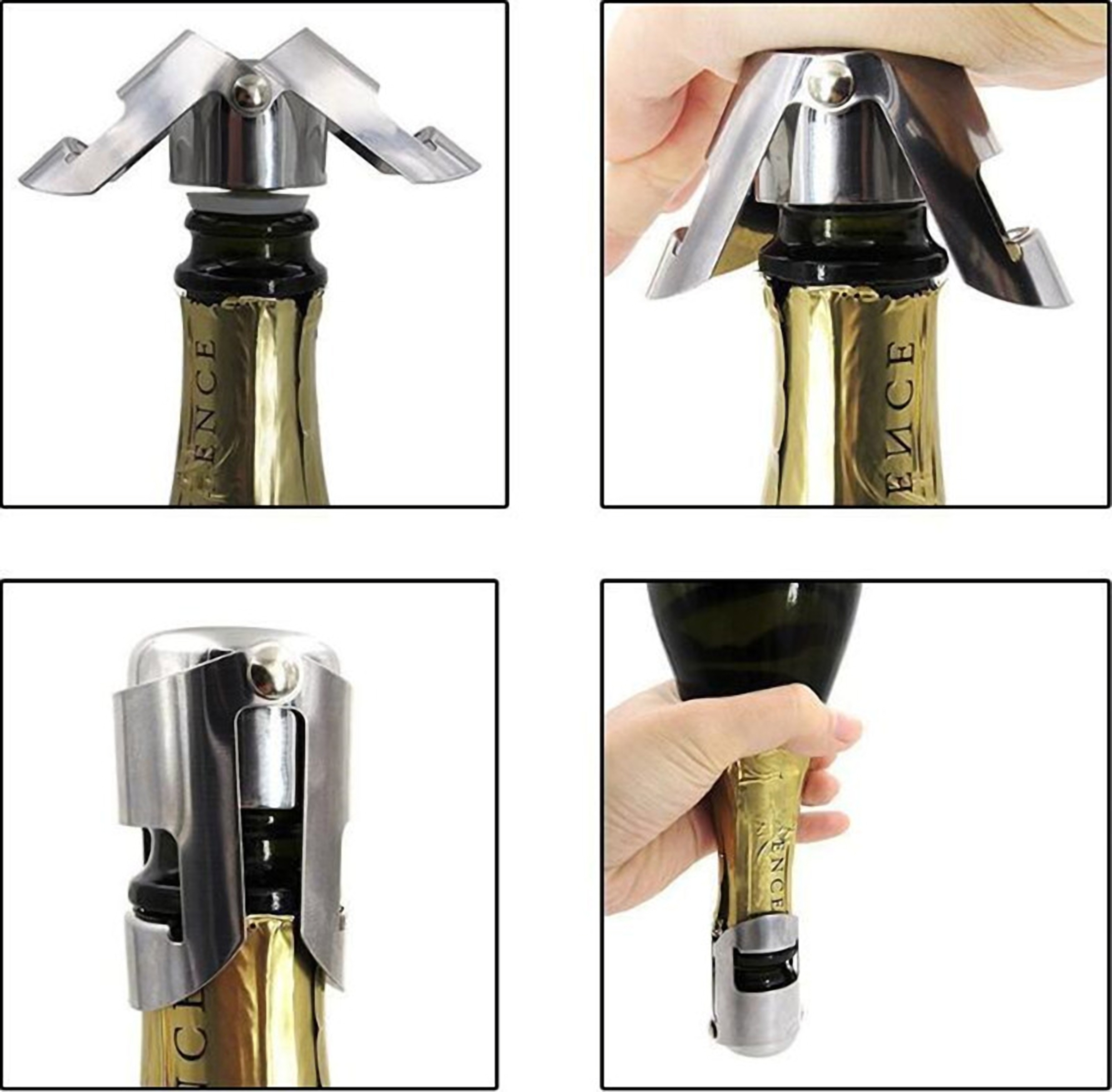 Wine Bottle Press Stopper 3