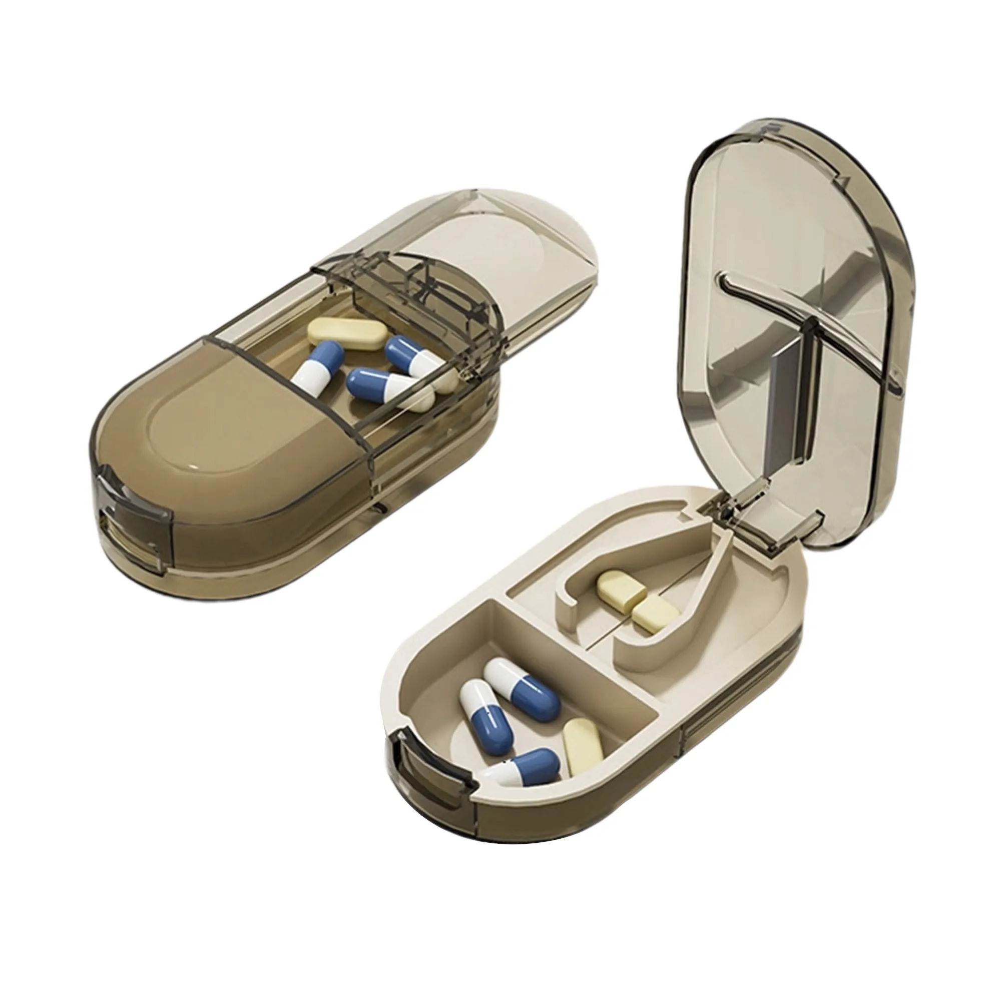 2-in-1 Portable Pill Cutter and Storage Box 5