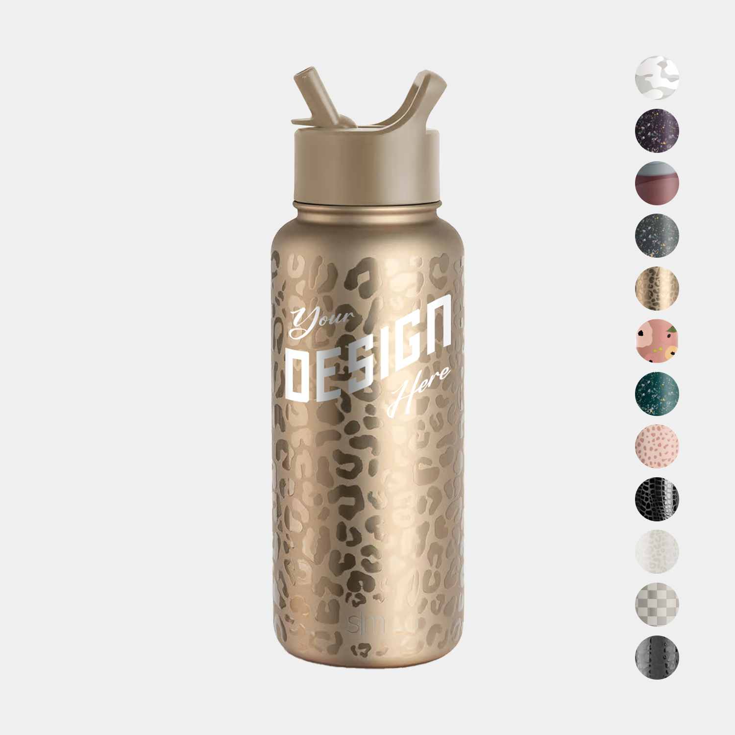 32 oz Simple Modern® Stainless Steel Insulated Summit Water Bottle w/ Straw Lid, custom water bottle with logo imprint 2