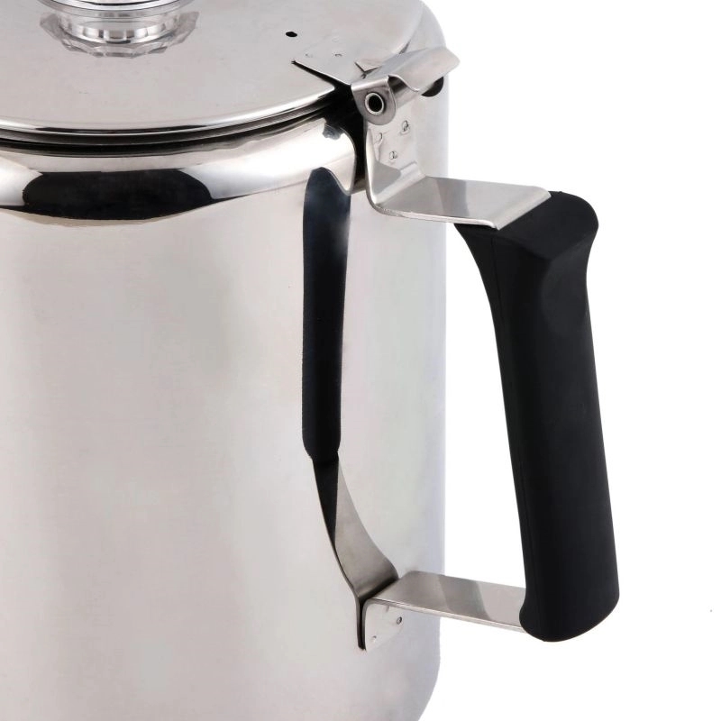 Camping Stainless Steel Percolator Coffee Pot 9