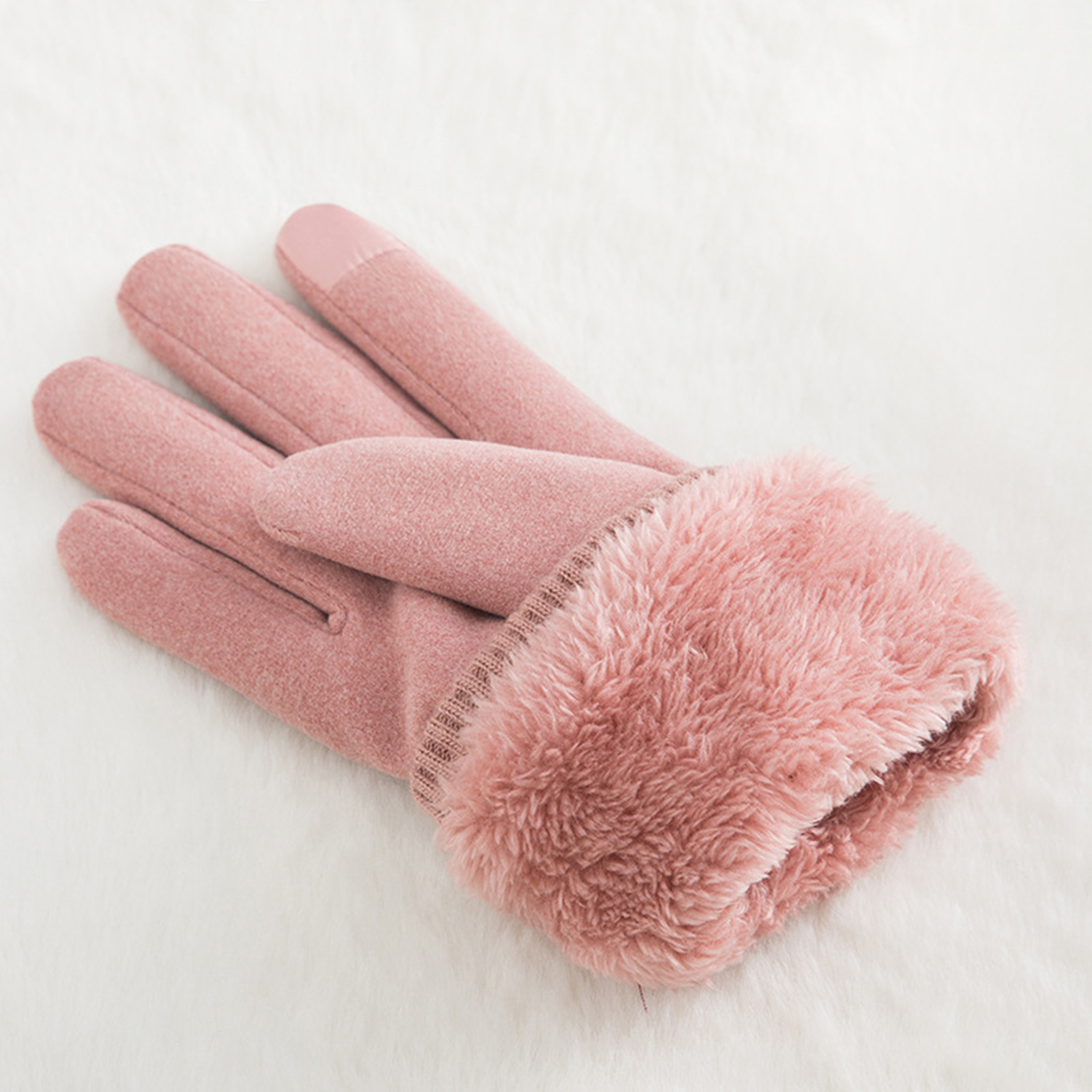 Winter Touchscreen Texting Phone Womens Windproof Gloves 4