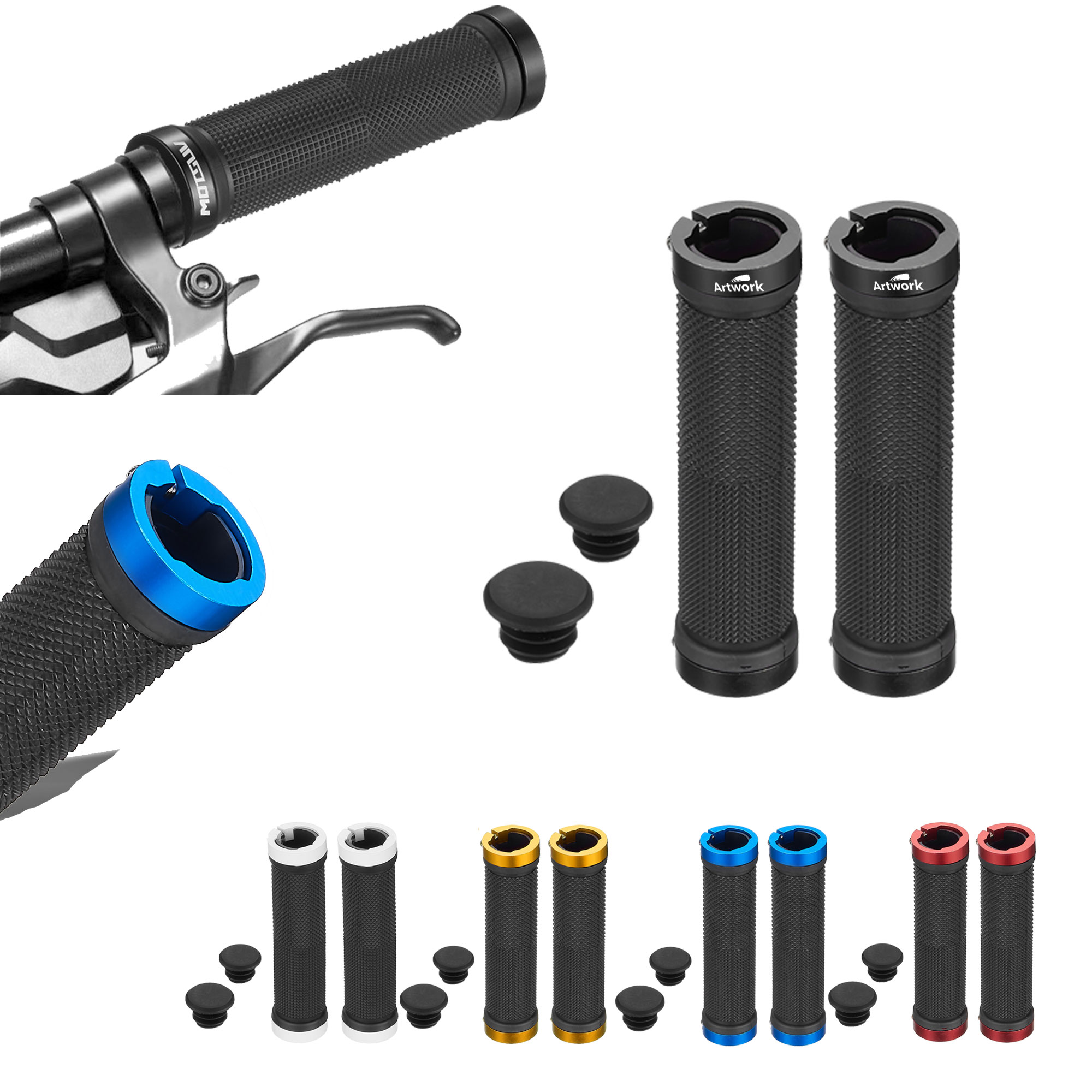 Aluminum Alloy Bicycle With Double-Sided Locking Handle Cover 3