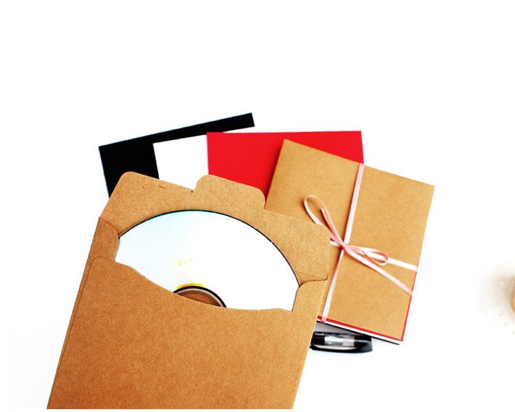 CD DVD Kraft Paper Sleeves Disc Bag 2