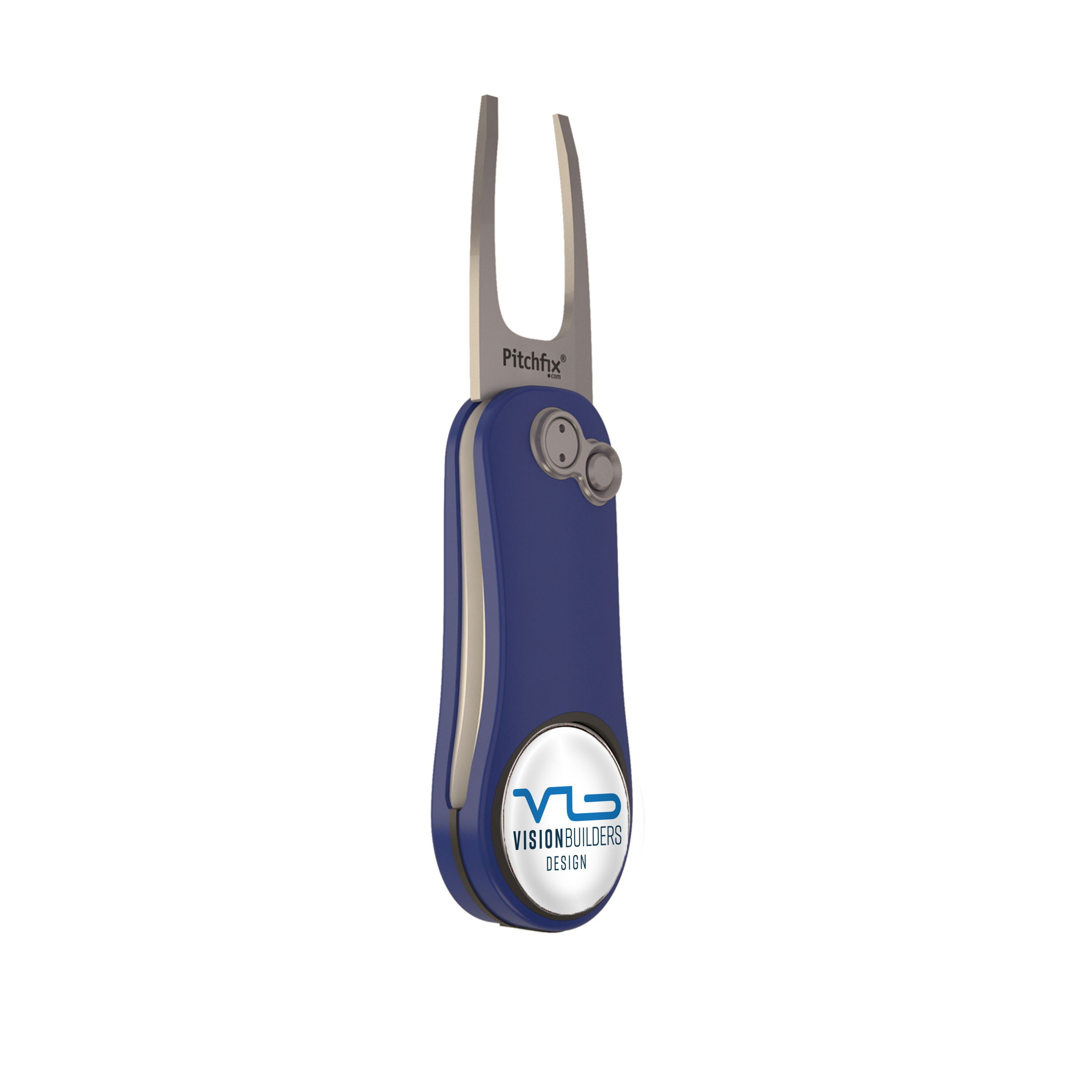 Pitchfix Hybrid 2.0 Golf Divot Tool w/ Custom Ball Marker 1