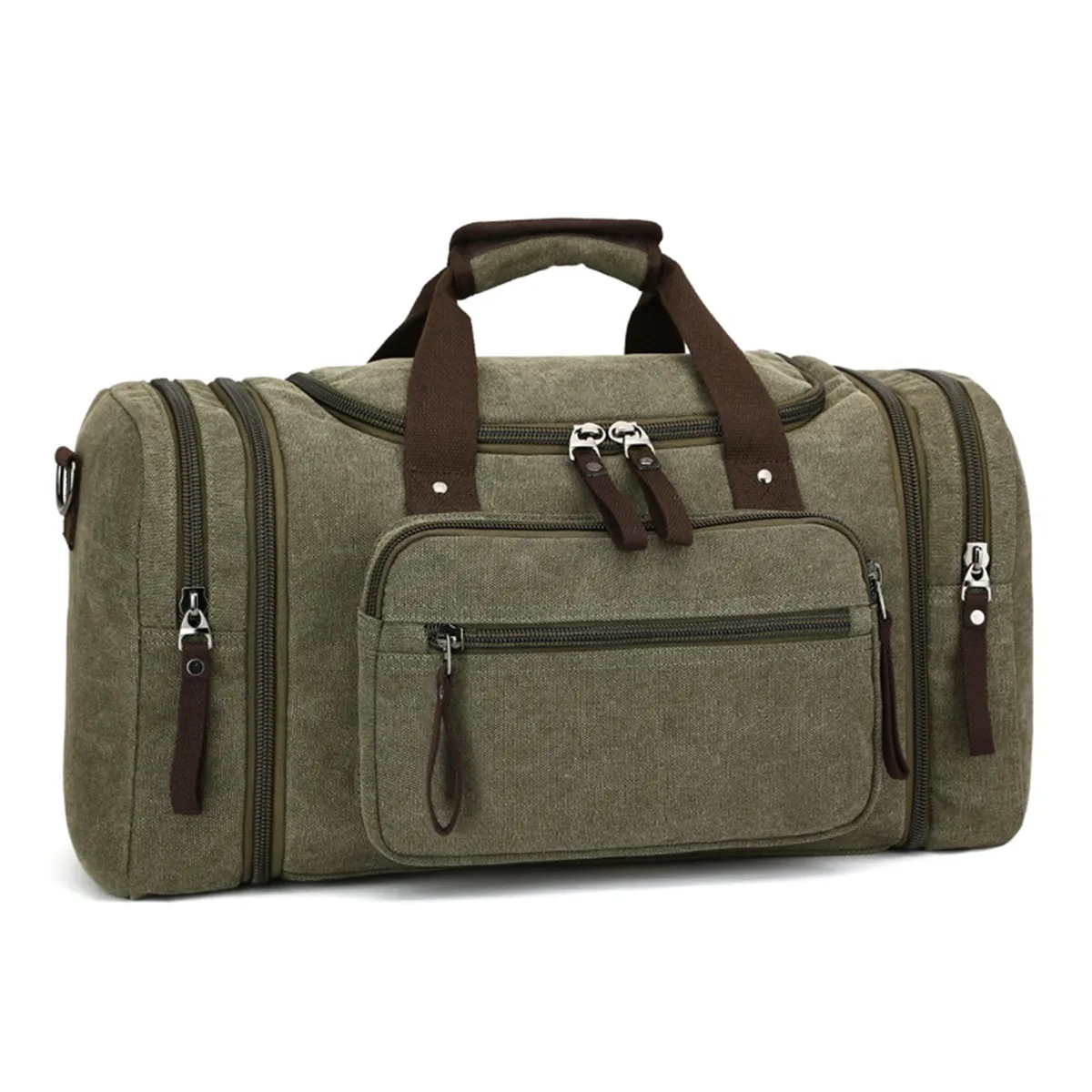 Canvas Duffle Bag for Travel Overnight Weekender 8