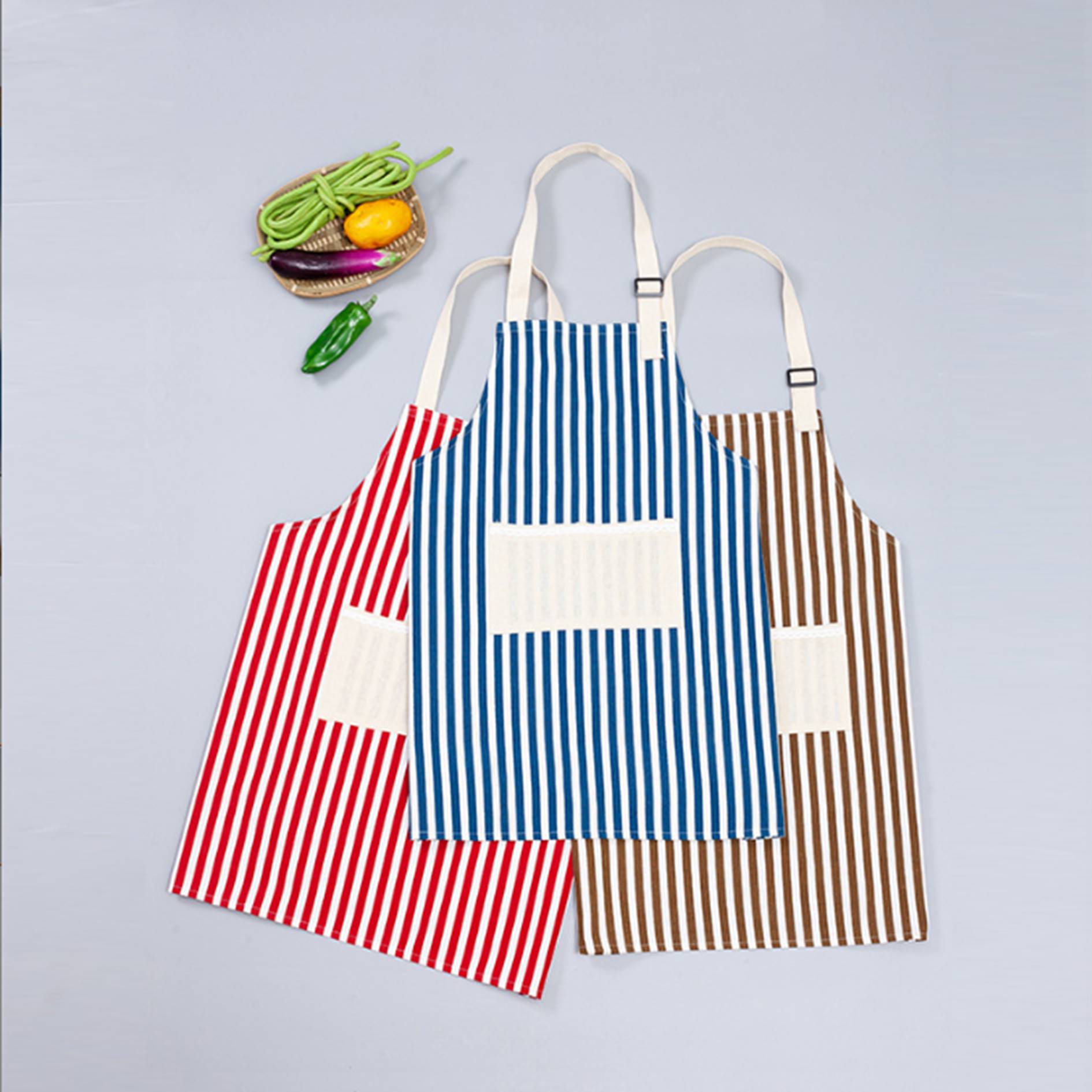 Cotton And Linen Cooking Apron 6