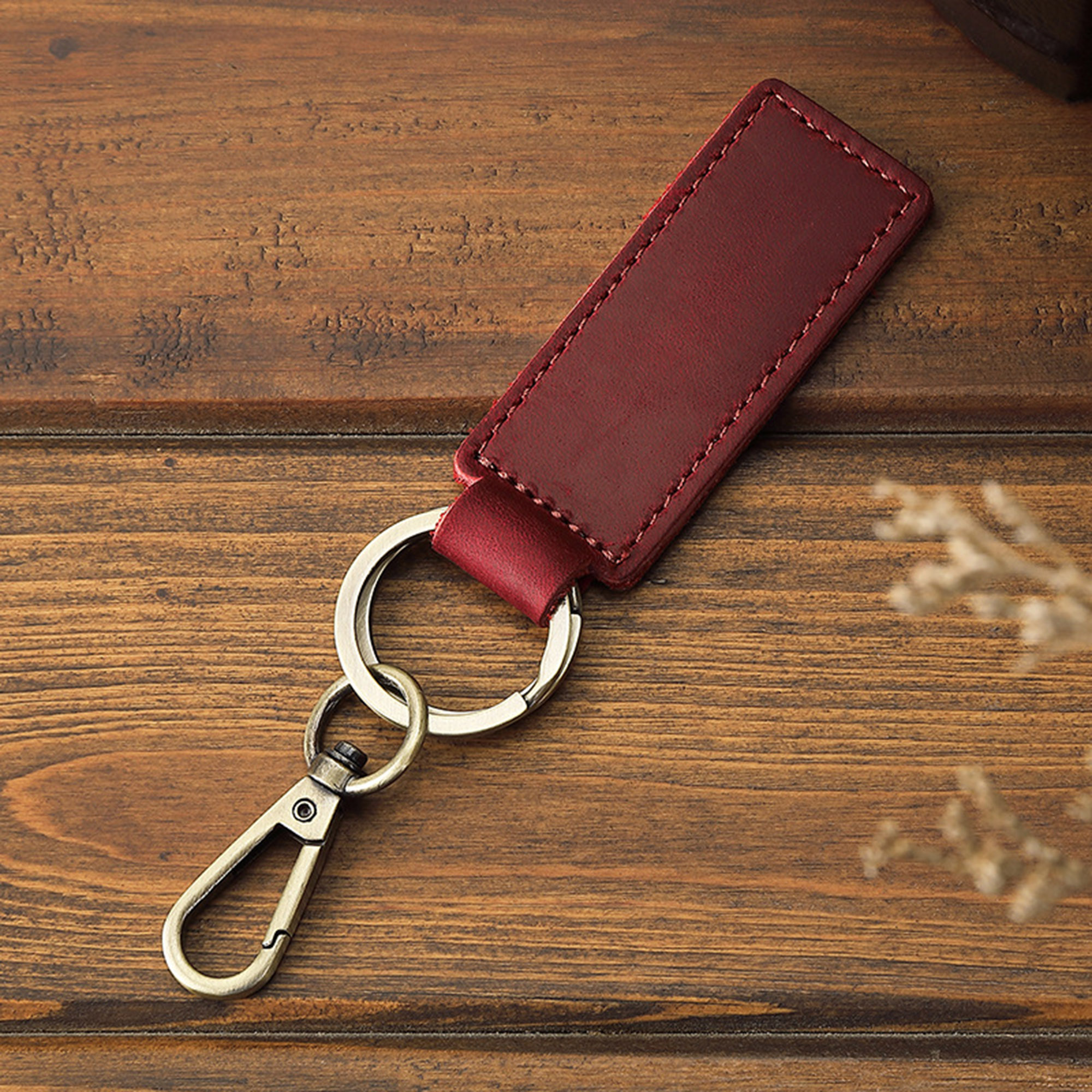 Vintage Genuine Leather Car KeyChains 8