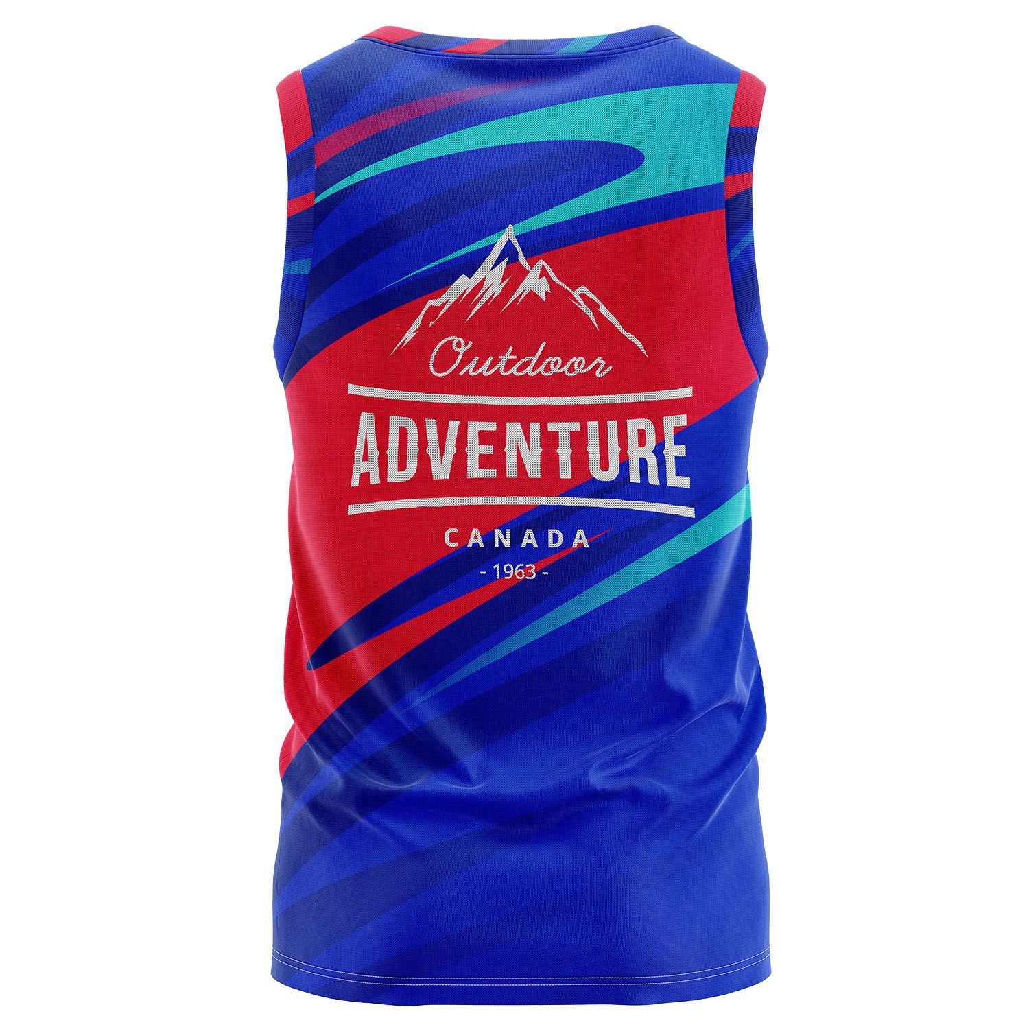 Unisex 150 GSM Short Hole Mesh Performance Sublimation Tank 5