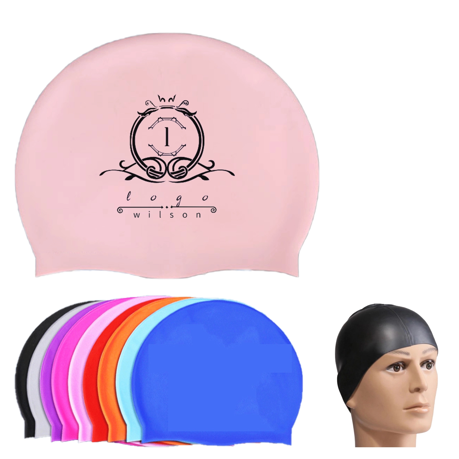 Silicone Thicken Swimming Cap 2