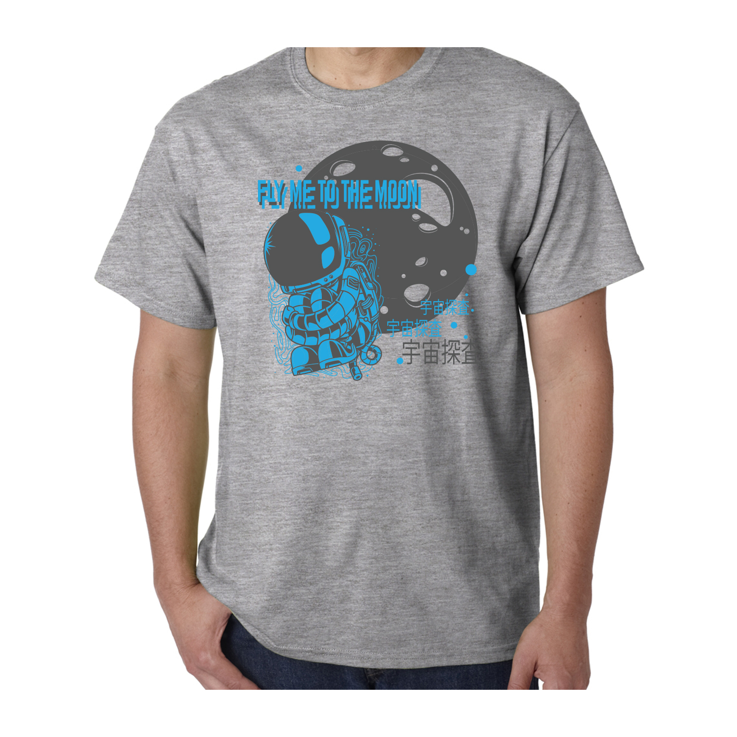 Gildan™ 5.3 oz Cotton Pre-Shrunk T-Shirt (2 Color Imprint) 5