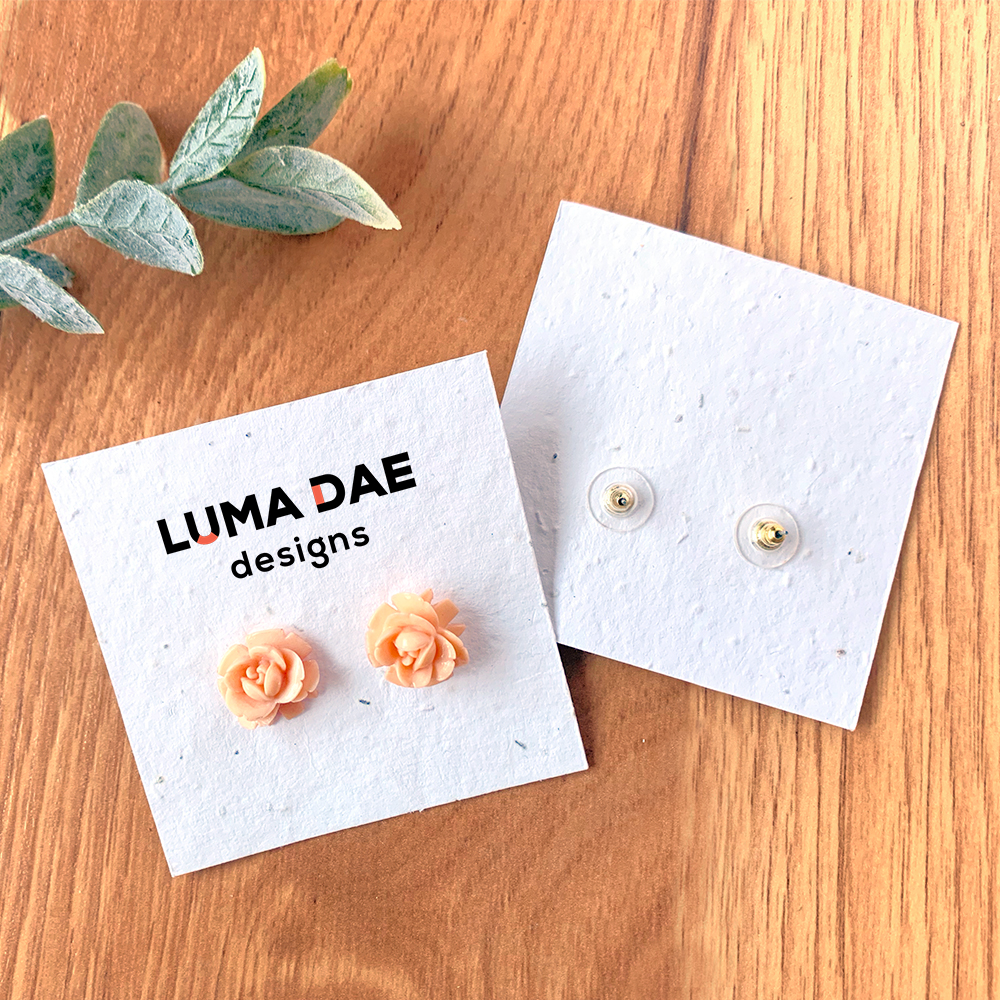Single-Sided Seed Paper Earring Cards 1