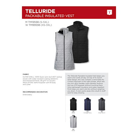 Women's TELLURIDE Packable Insulated Vest 123