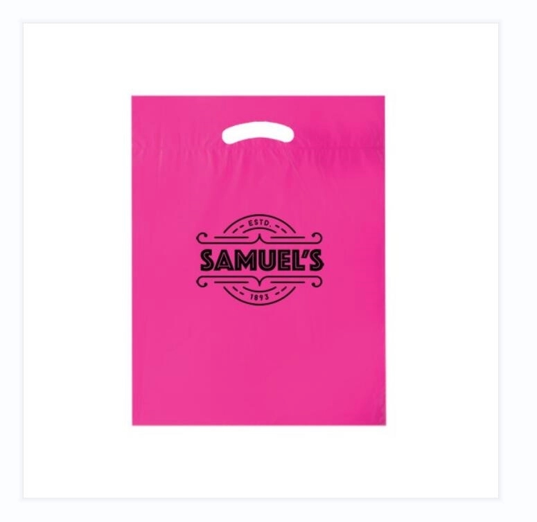 Die Cut Fold-Over Reinforced Plastic Bag (12"x15"x3") - Flex 2