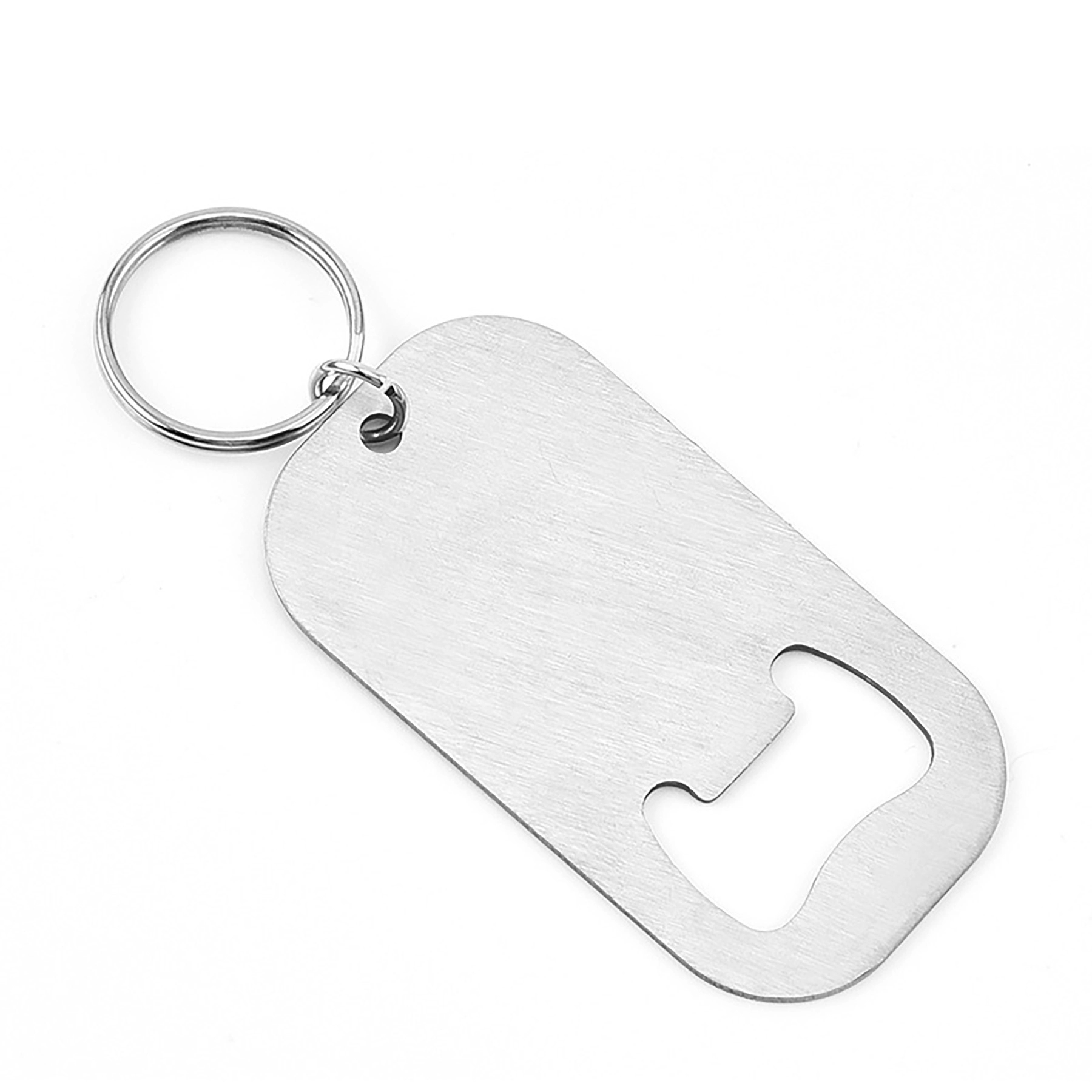 Stainless Steel Beer Bottle Opener Key Chain 2