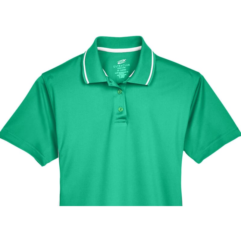 UltraClub Ladies' Cool & Dry Sport Two-Tone Polo 27