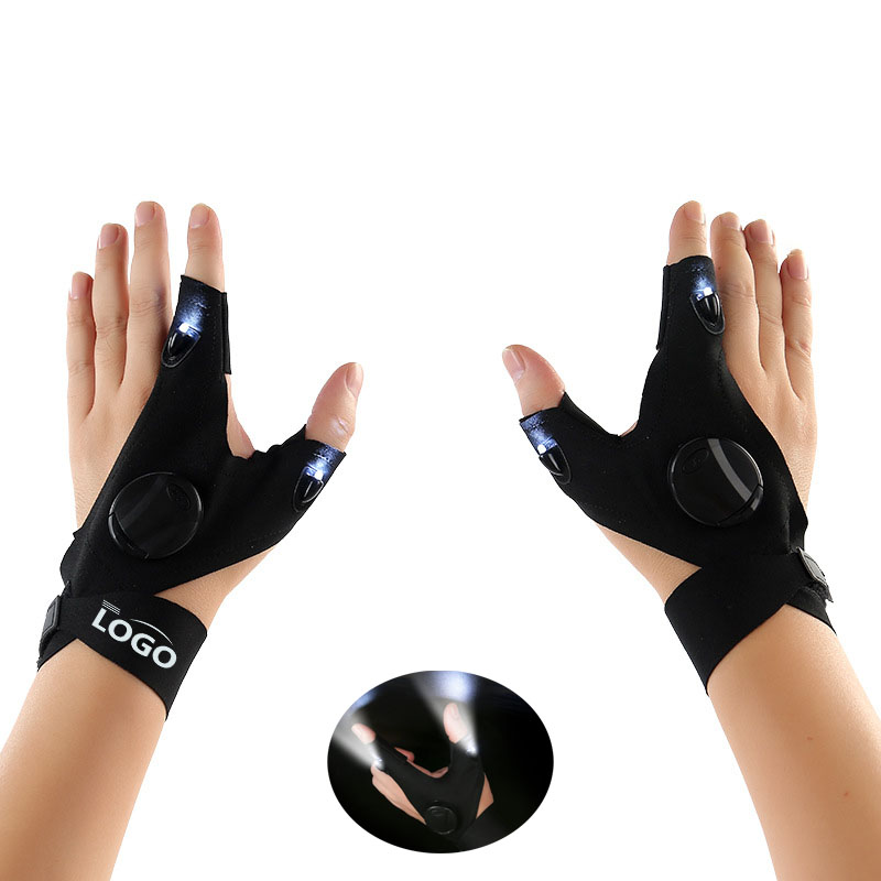 LED Flashlight Glove with Waterproof Elastic Fabric For Night Fishing 3