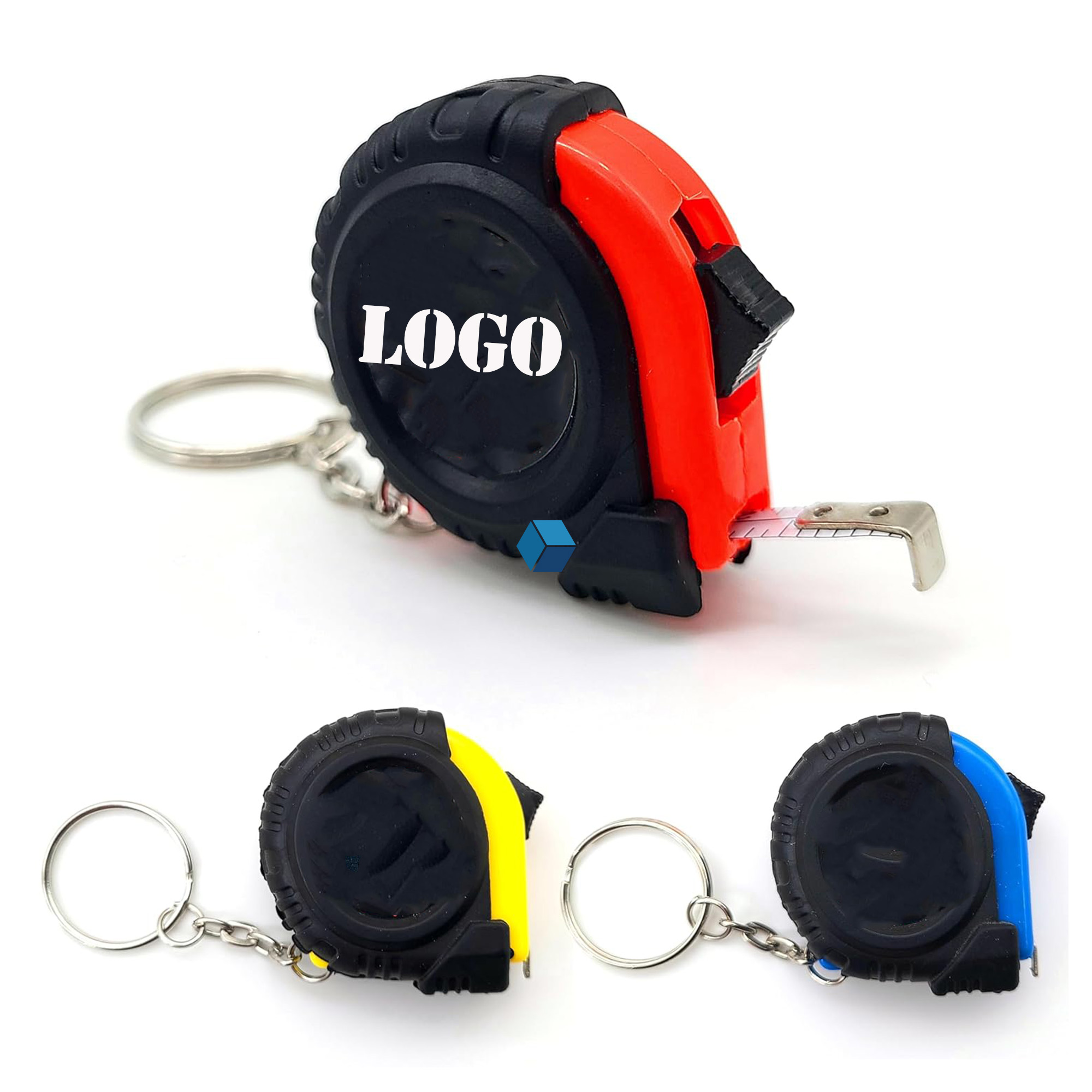 Pocket Size Tape Measure with Keychain 2