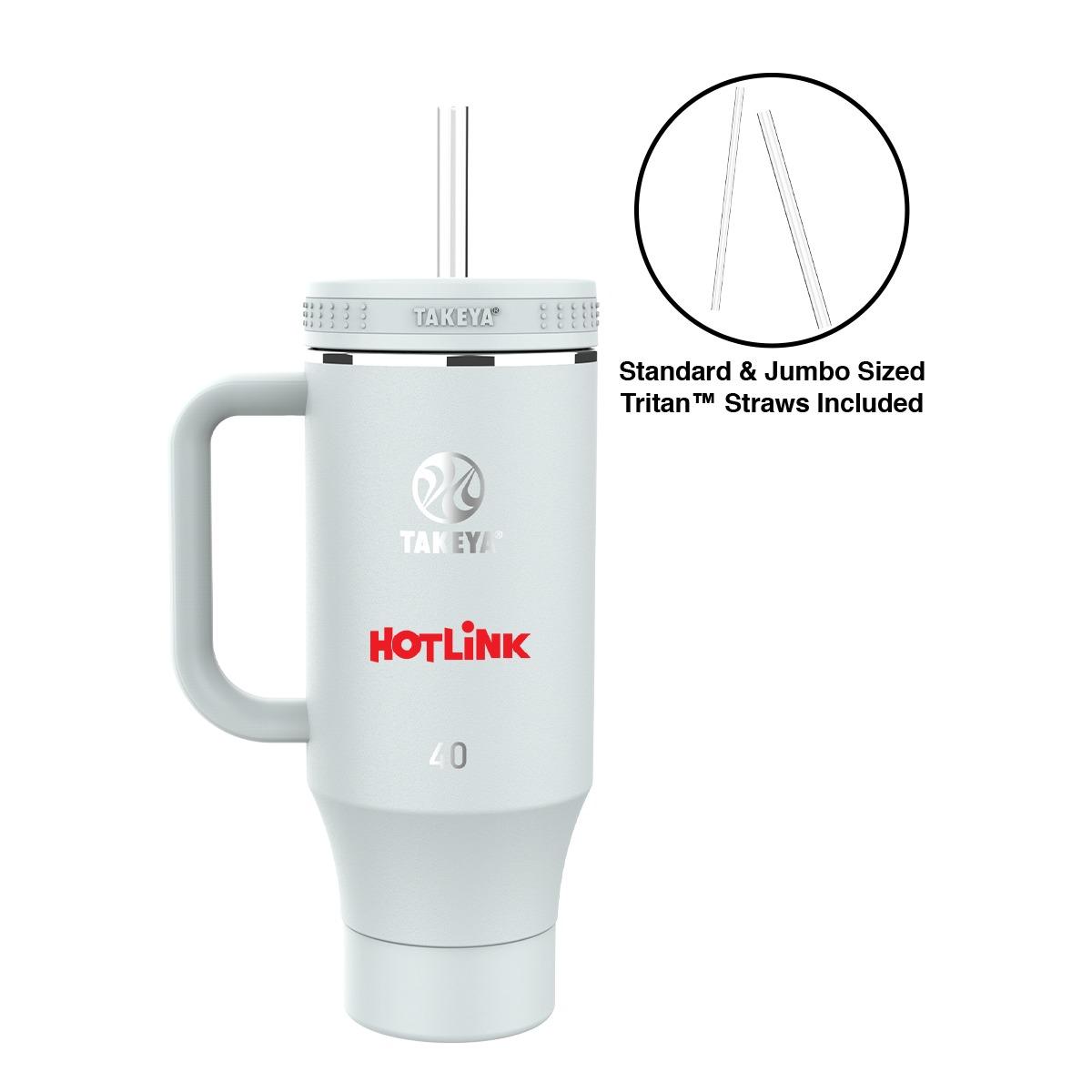 Takeya® 40 oz. Straw Tumbler with Handle 4