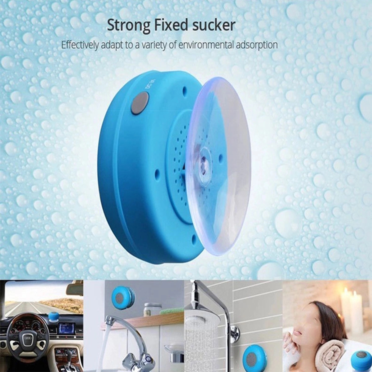 Waterproof Bluetooth Speaker With LED 3