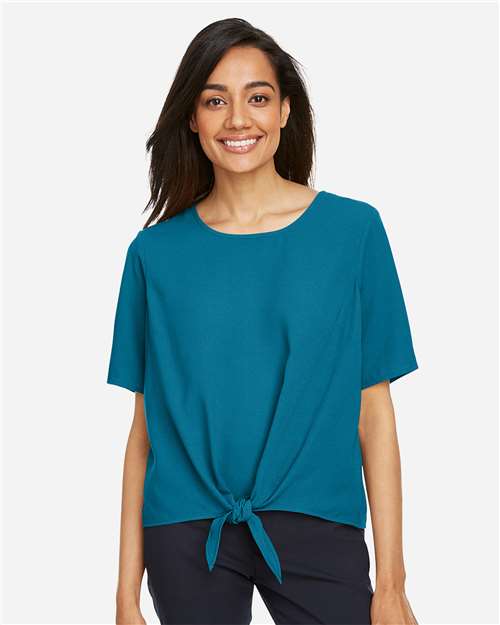 Women's Perfect Fit™ Tie Front Blouse - DP617W 36
