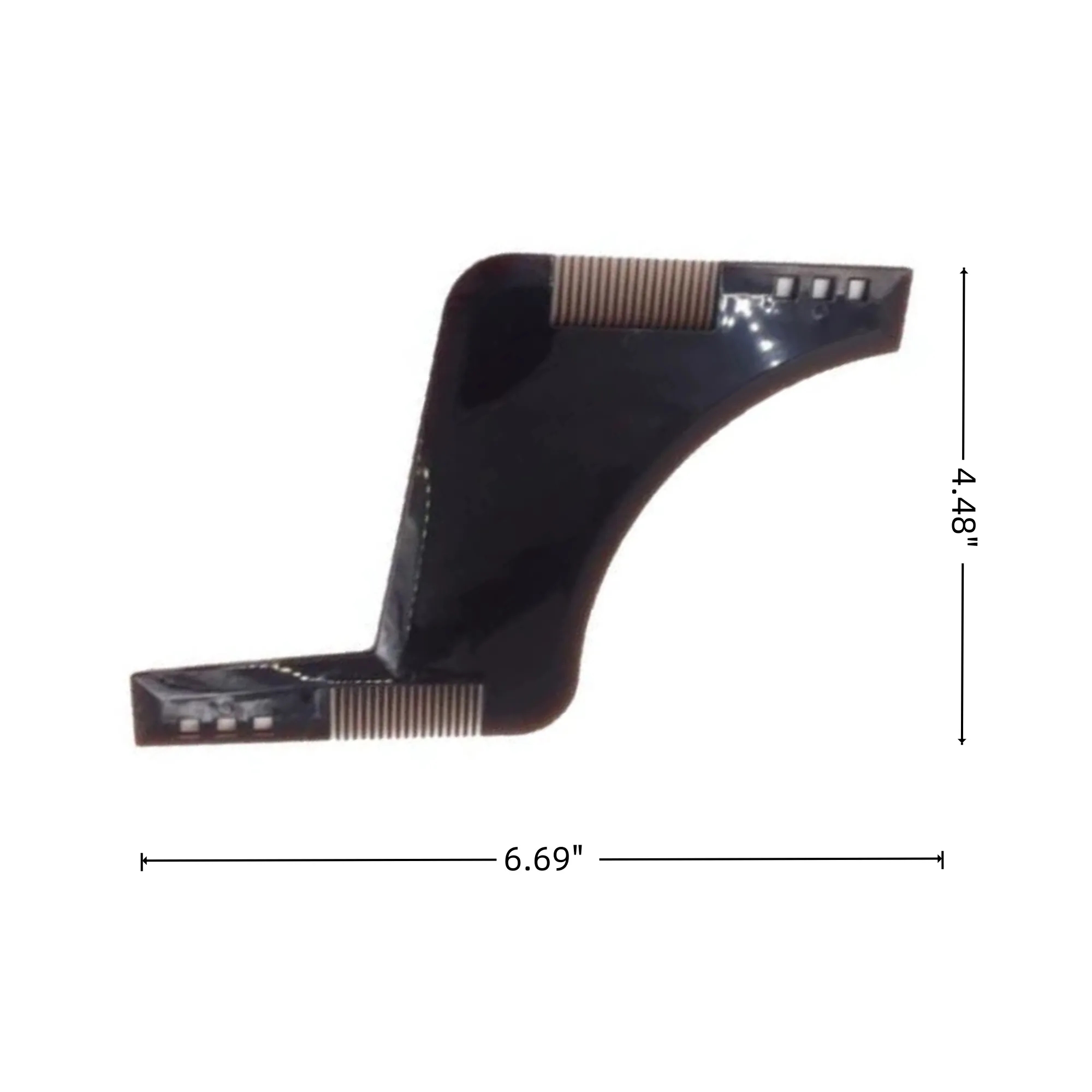 Plastic Beard Shaping Comb Style Template Tool 3