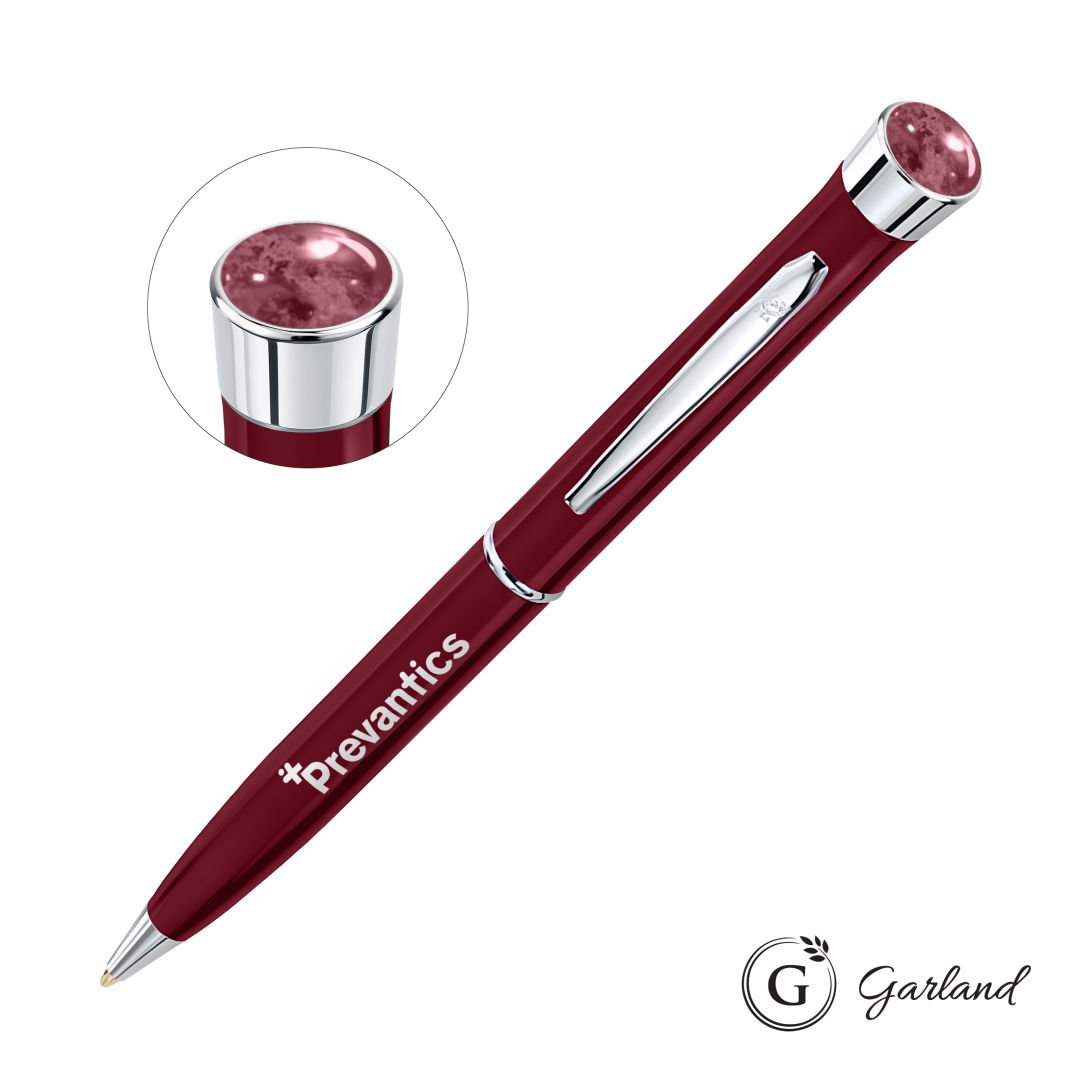 Garland® Color Aura Twist Ballpoint Pen - Chrome Accent