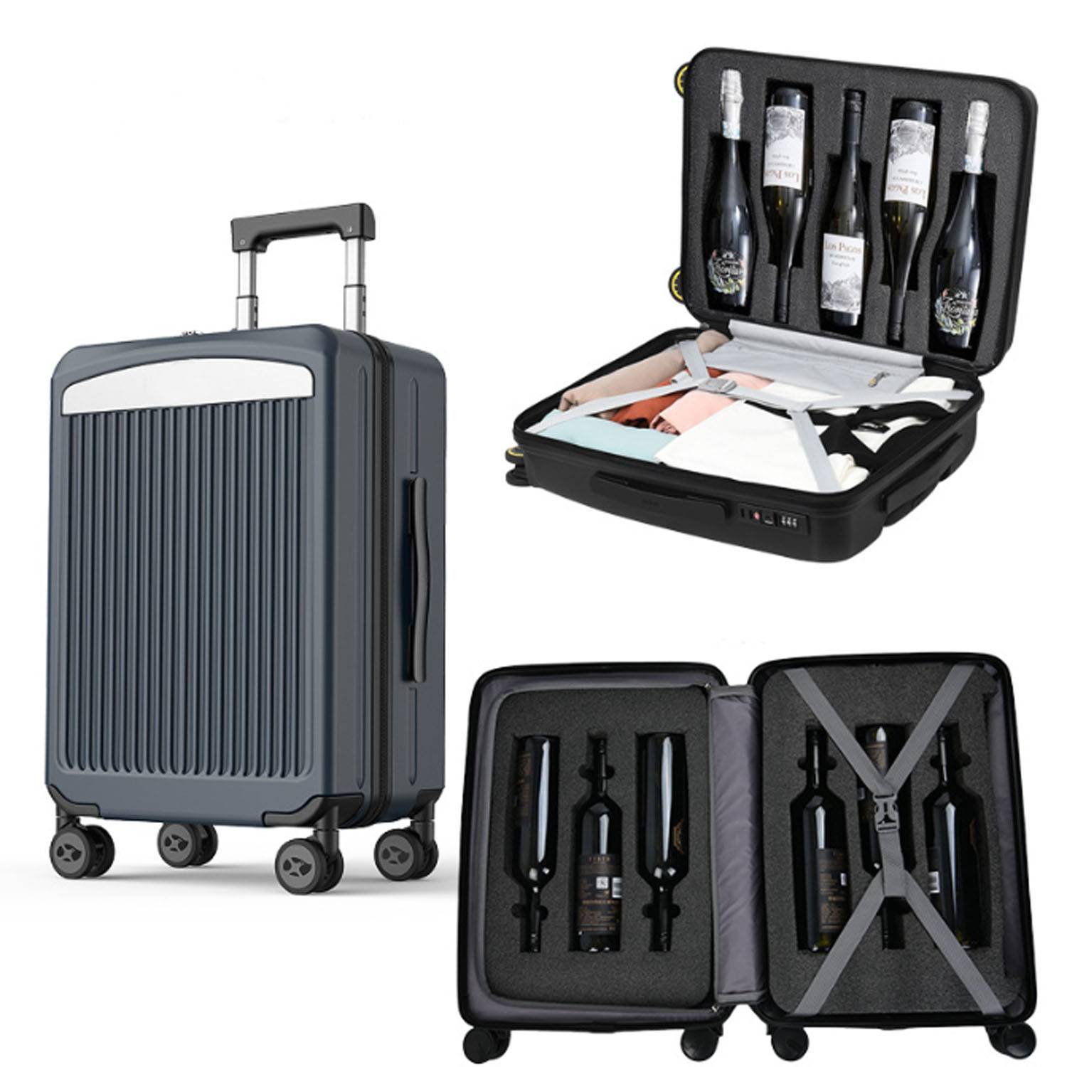 6 Bottle Wine Suitcase 6