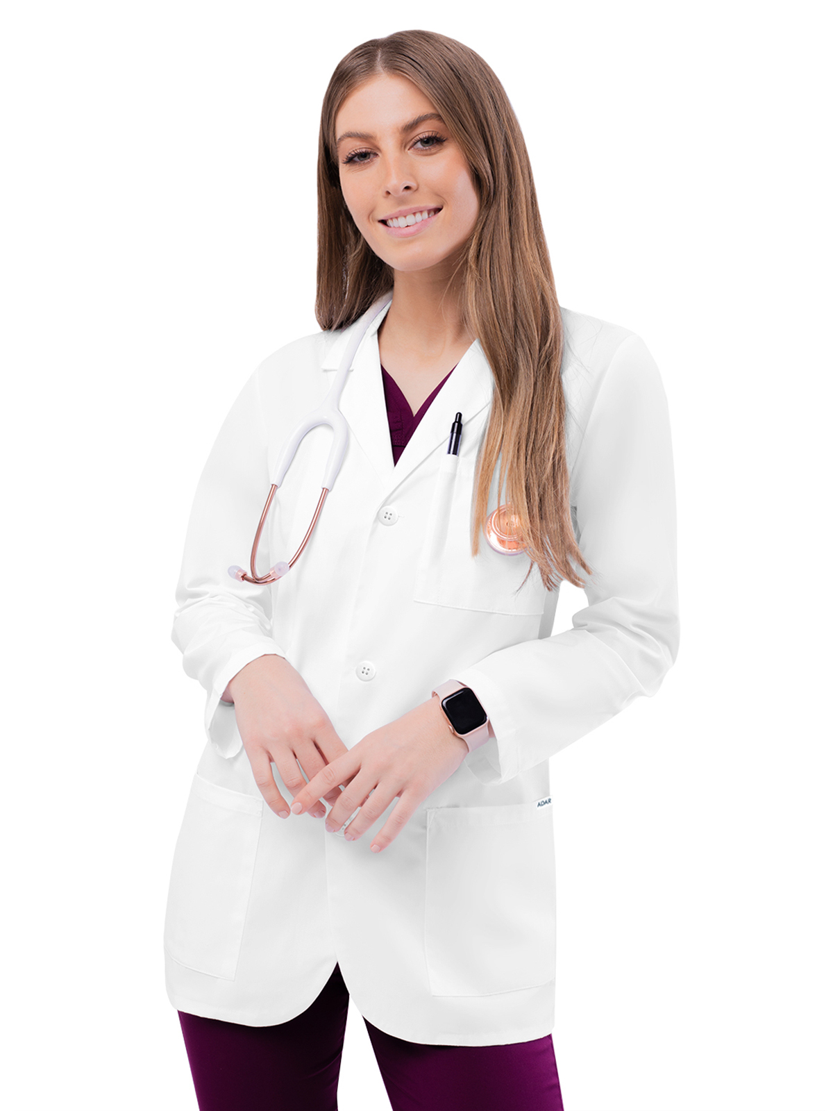 Adar - Universal - Unisex Three-Pocket 31" Consultation Lab Coat 5